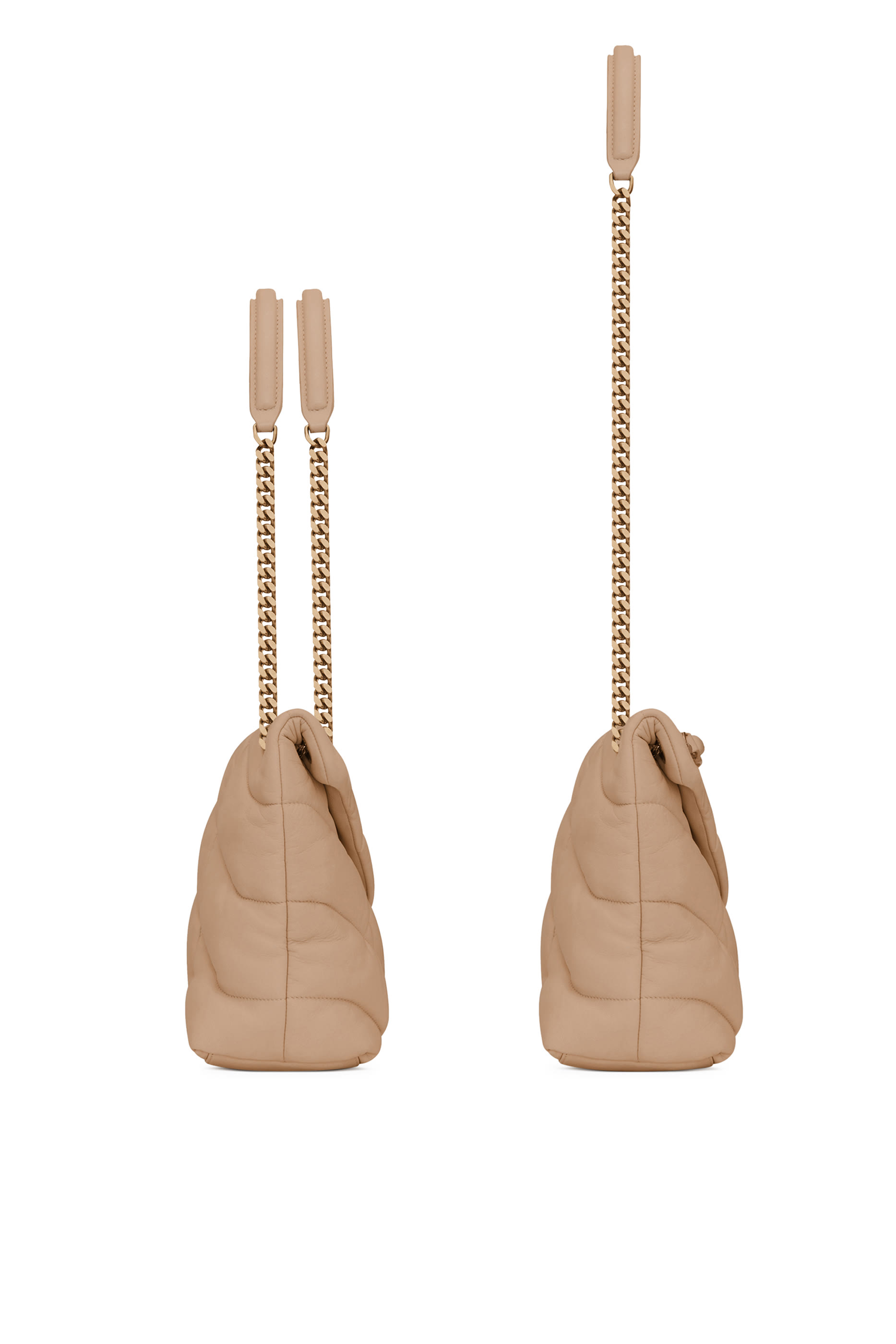 حقيبة لولو متوسطة بتصميم مبطن منفوخ