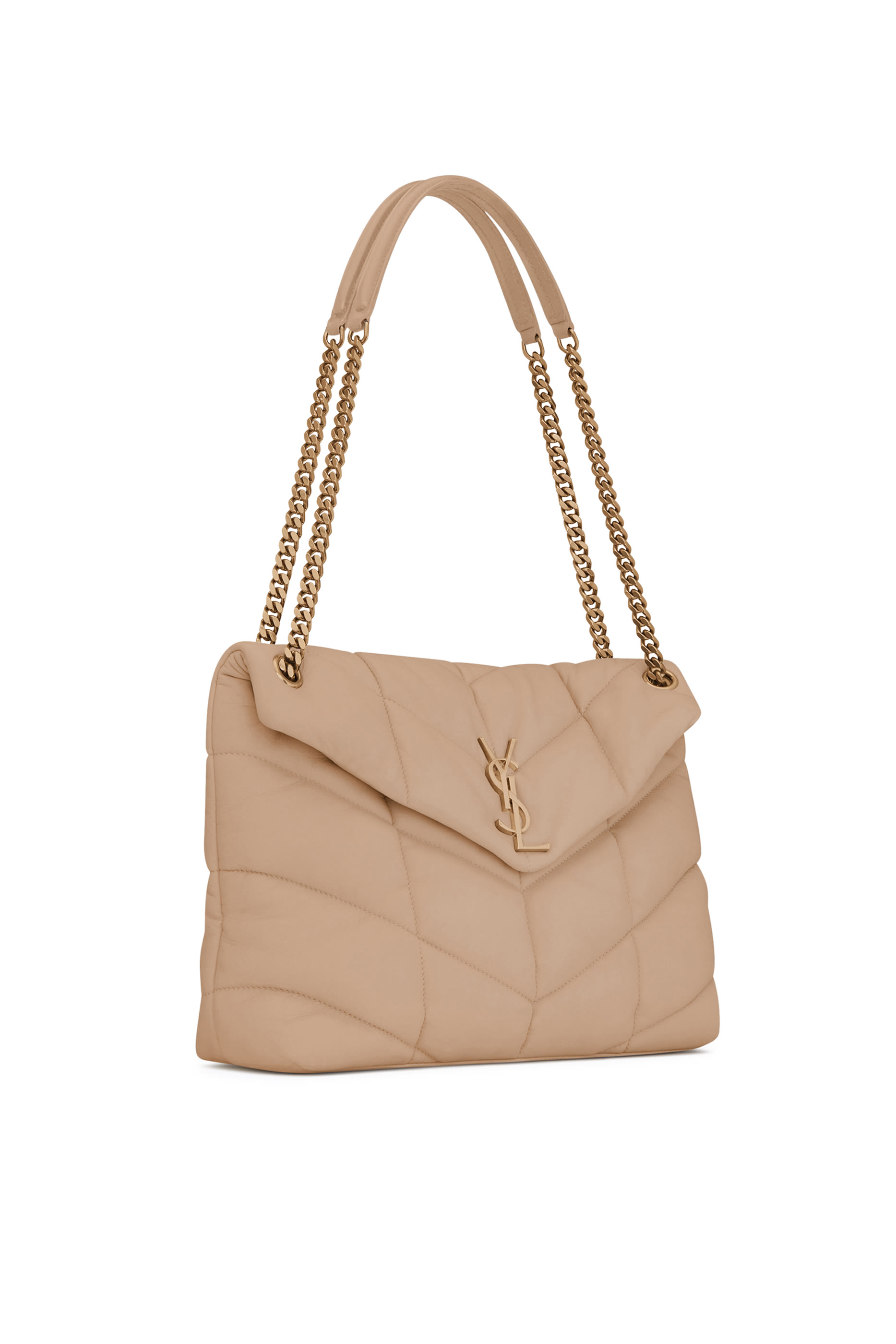 حقيبة لولو متوسطة بتصميم مبطن منفوخ