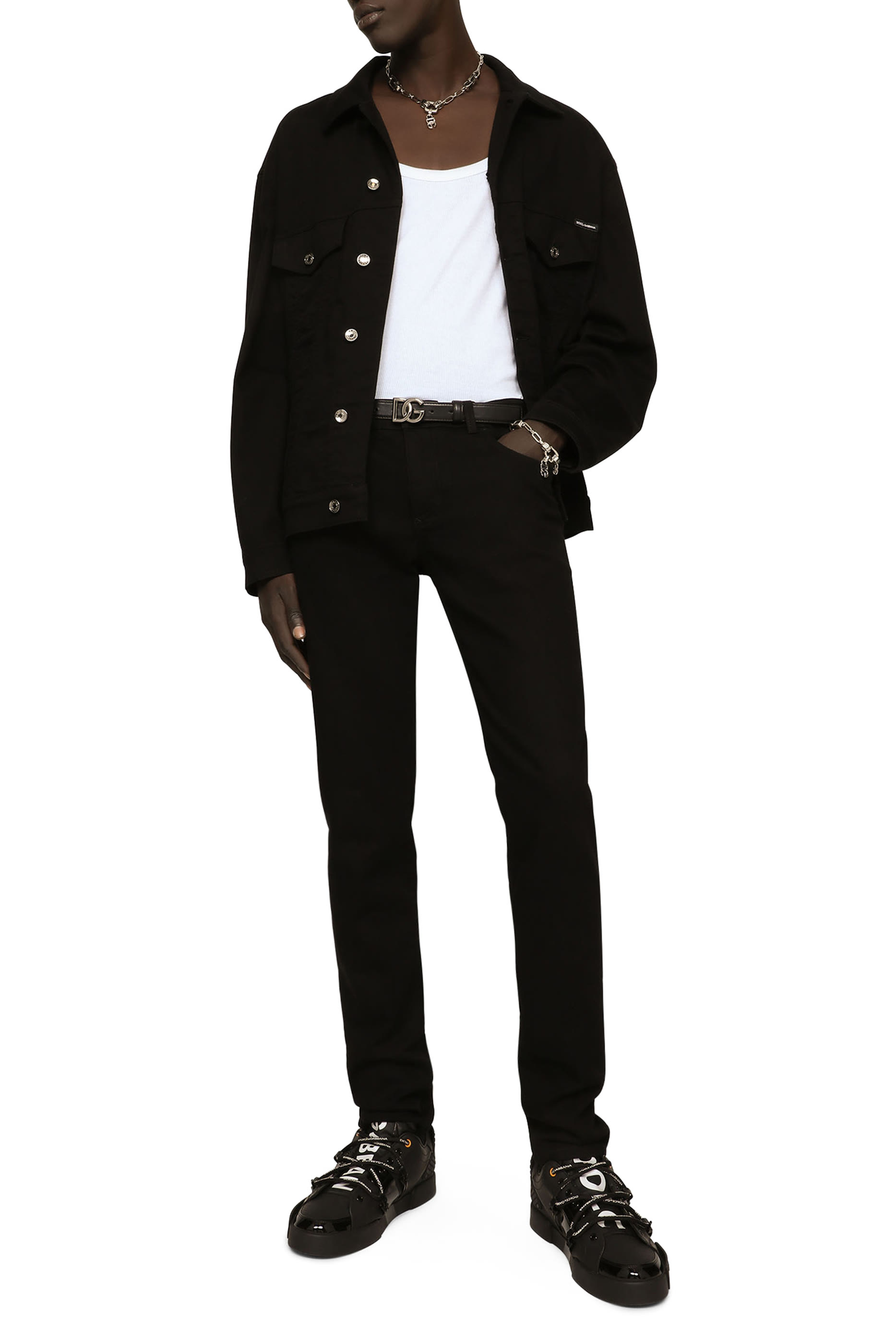 جاكيت دنيم مطاطي