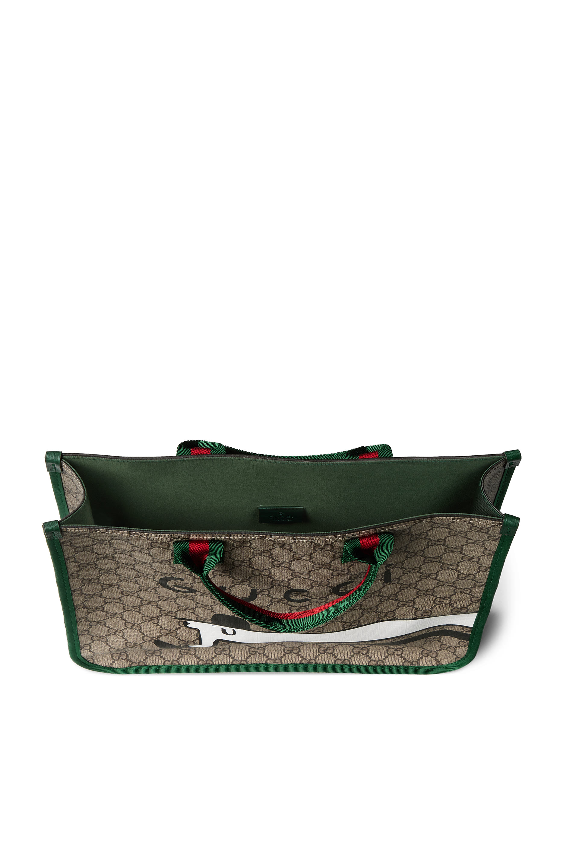 حقيبة يد بطبعة كلب وشعار الماركة للأطفال