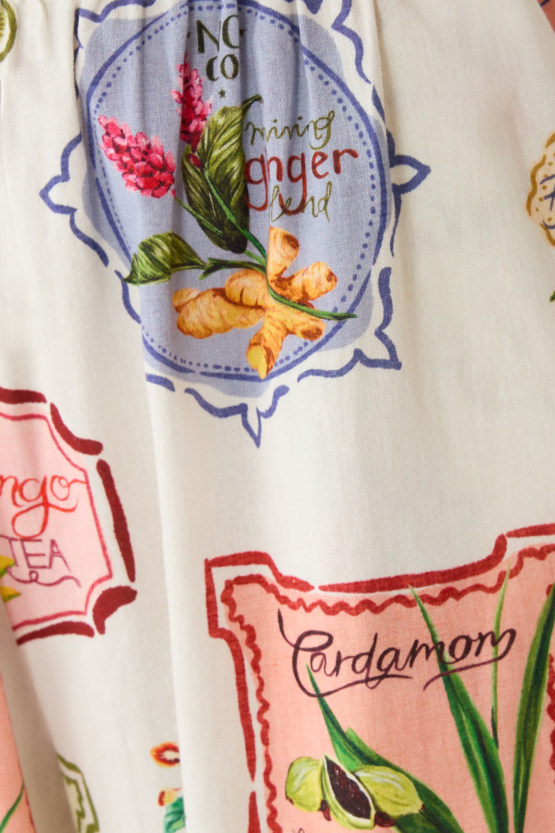 بنطال شونا ريترو بطبعة طابع