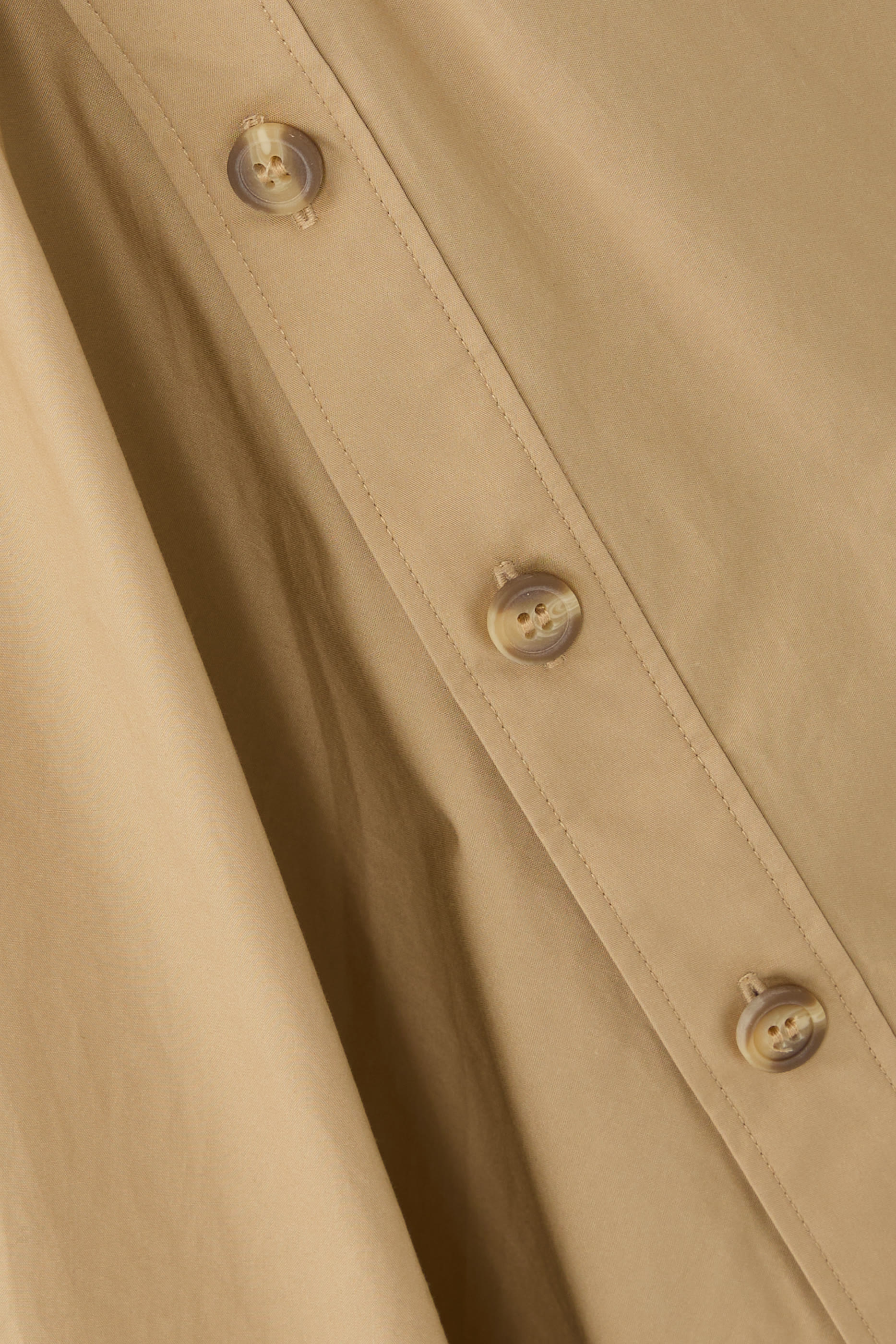 فستان ريبليون متوسط الطول بوبلين