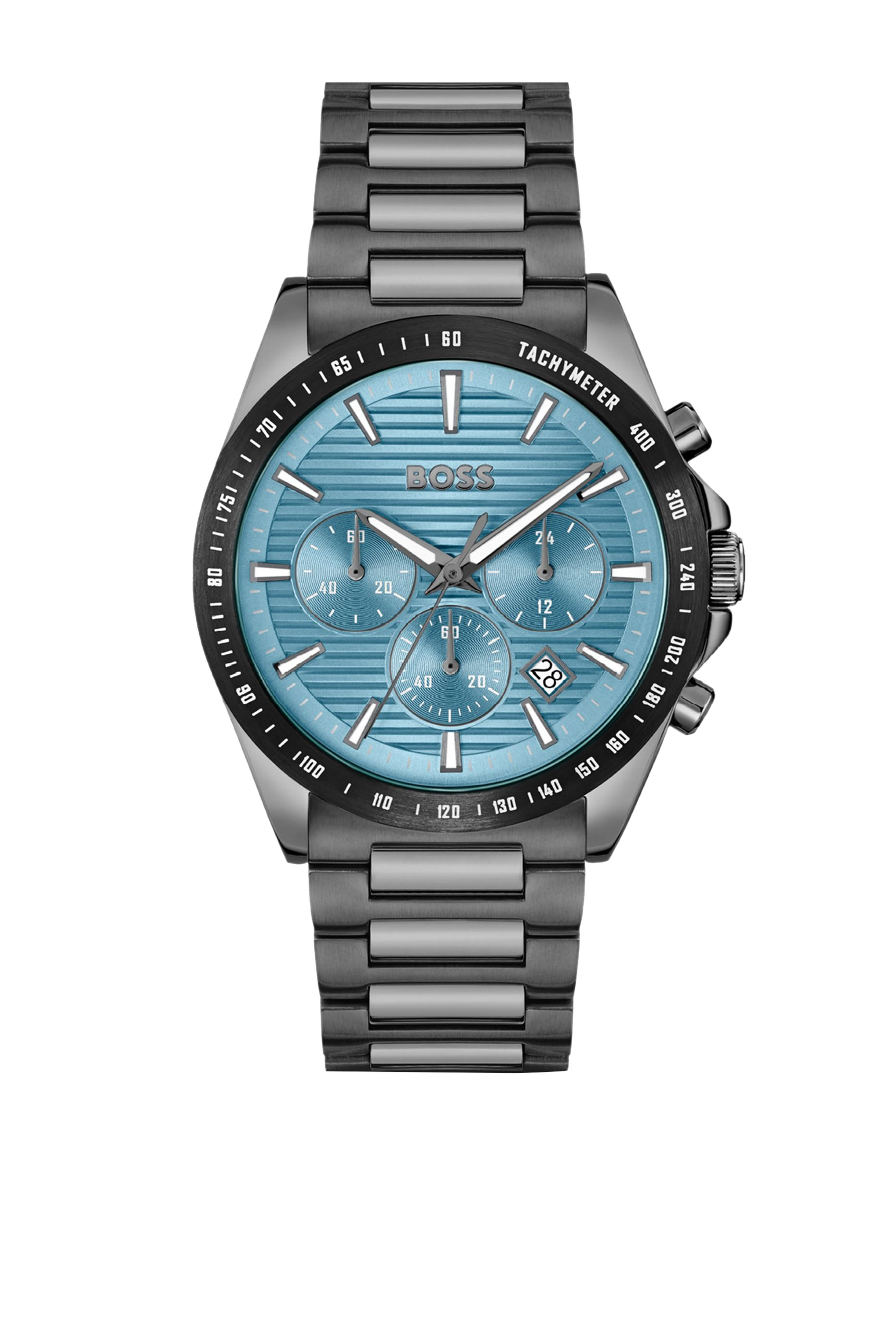 ساعة كرونوغراف سترايك بطلاء رمادي