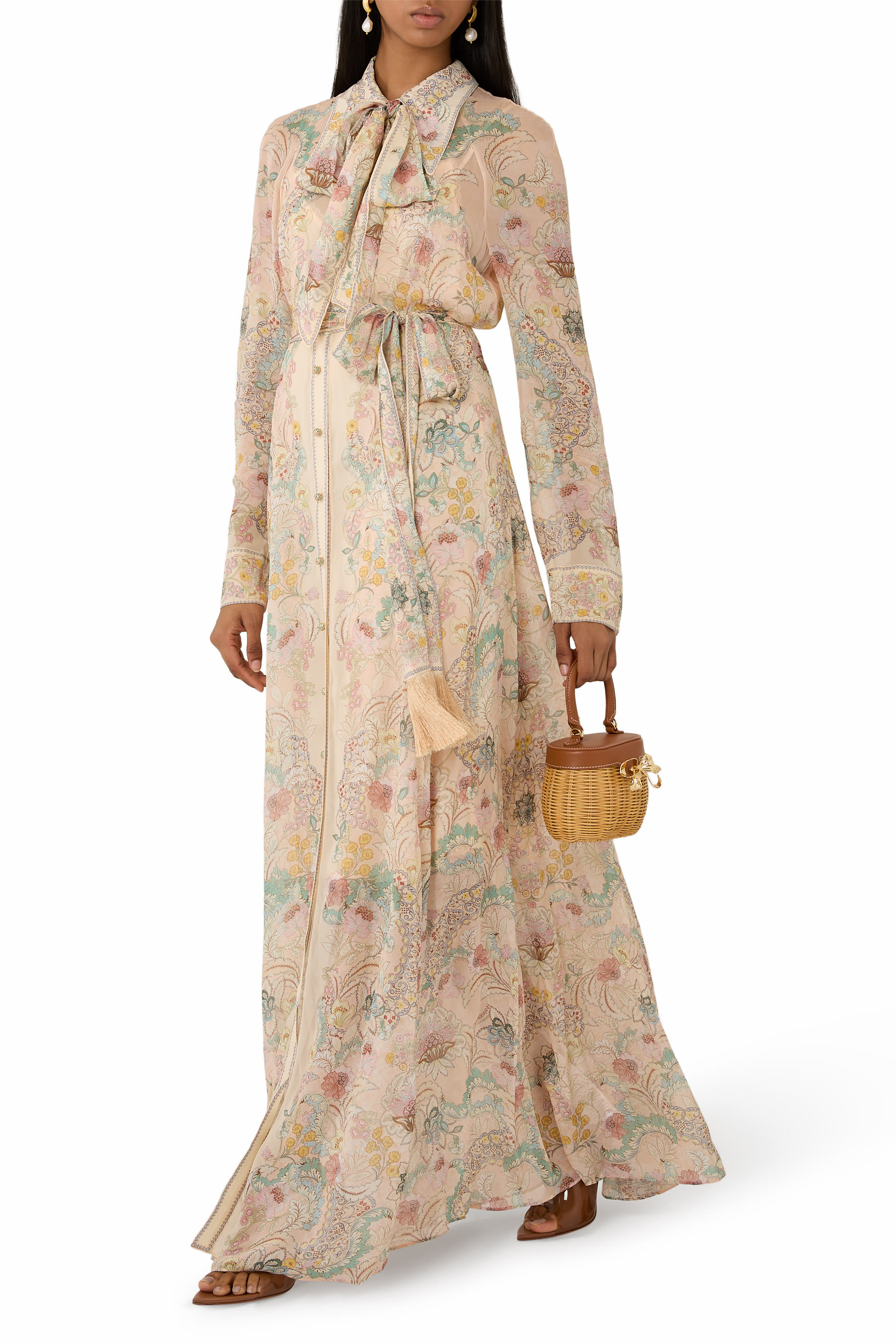 فستان ريبيليون بتصميم قميص مزين بربطة بوسيباو