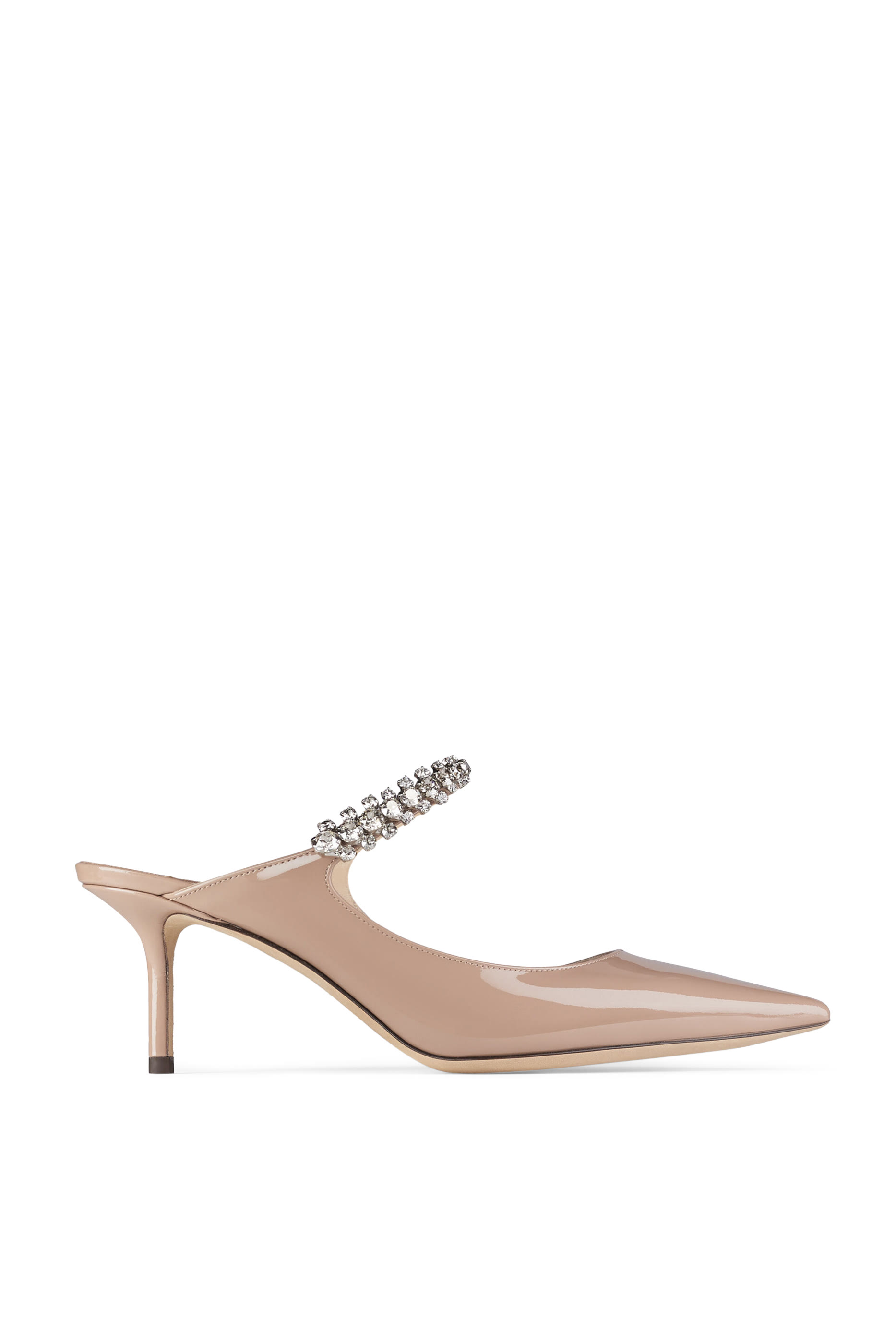 حذاء بينغ 65 مفتوح من الخلف جلد لامع