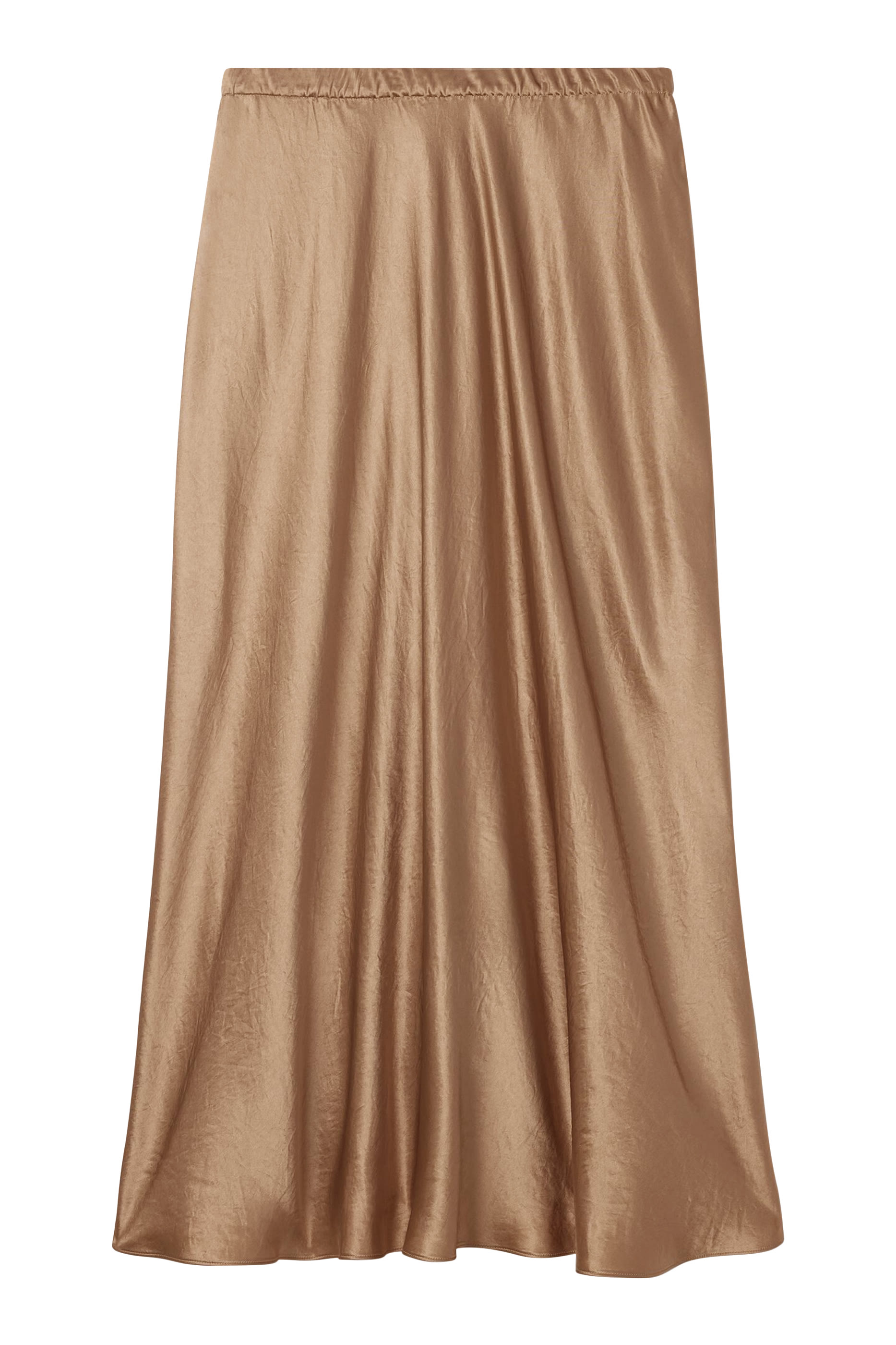 تنورة بقصة مائلة كتان عضوي