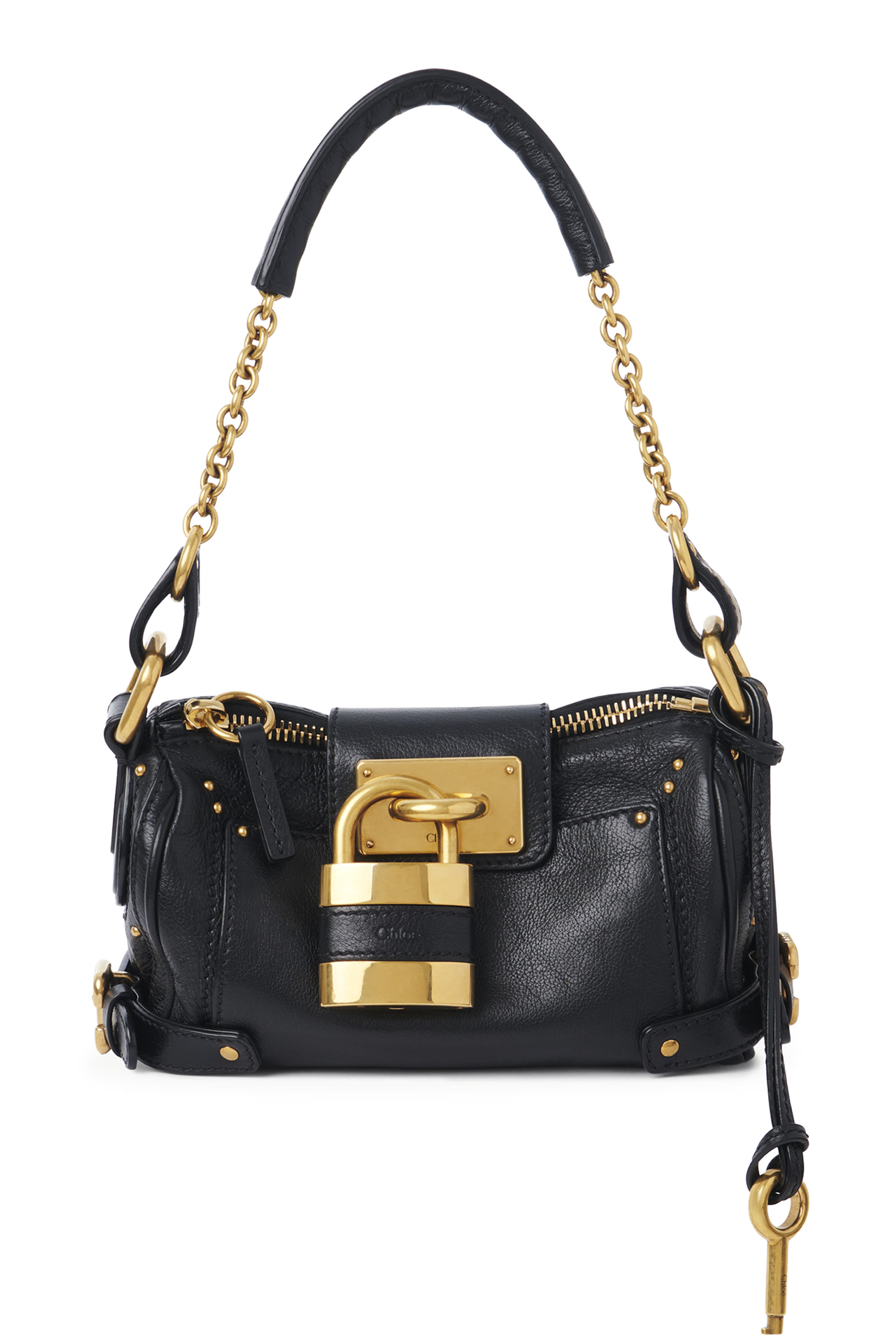 حقيبة بادينغتون صغيرة بحمالة سلسلة جلد