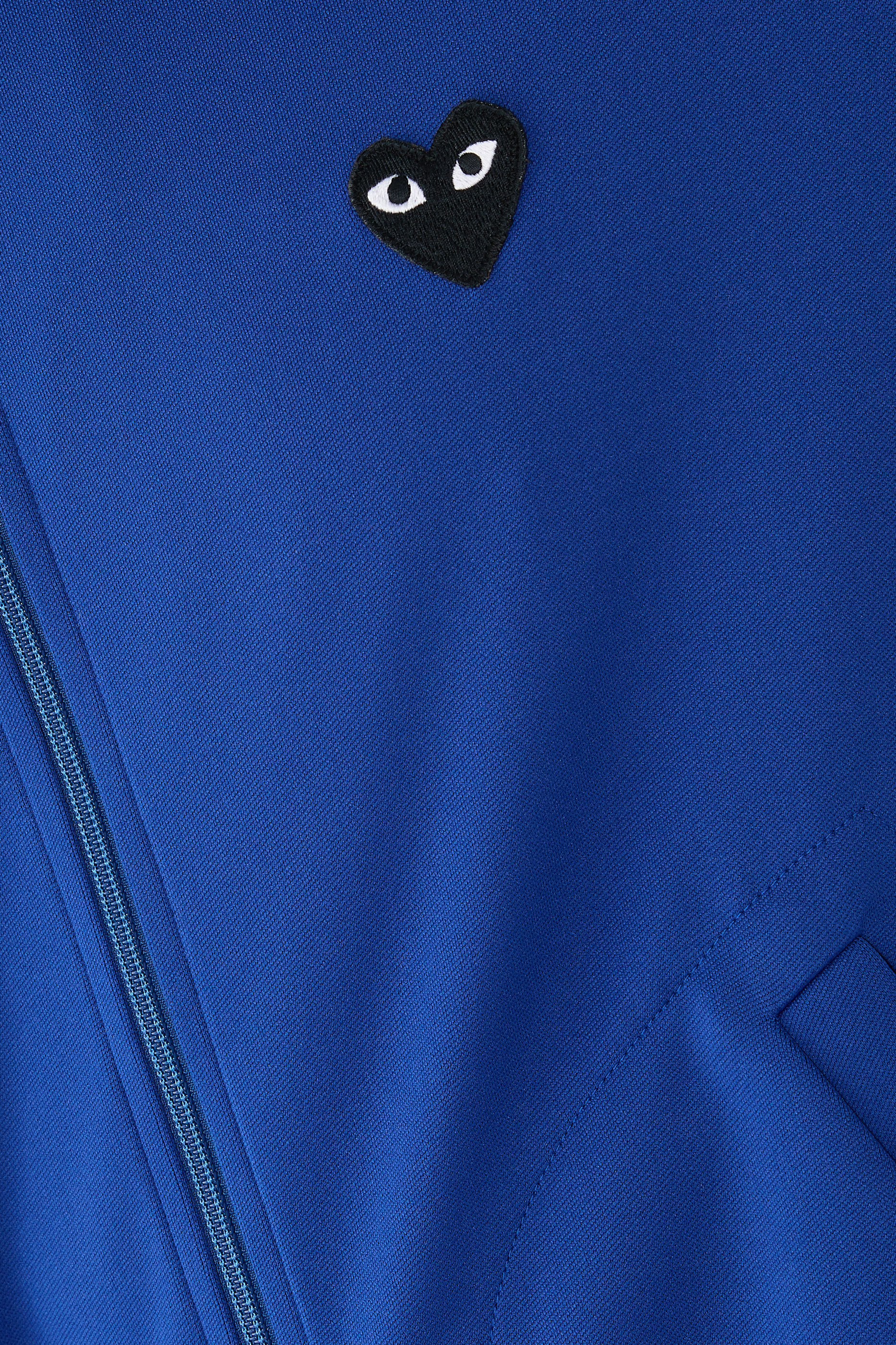 سويت شيرت بلاي بيغ برقعة قلب، سحاب وغطاء للراس