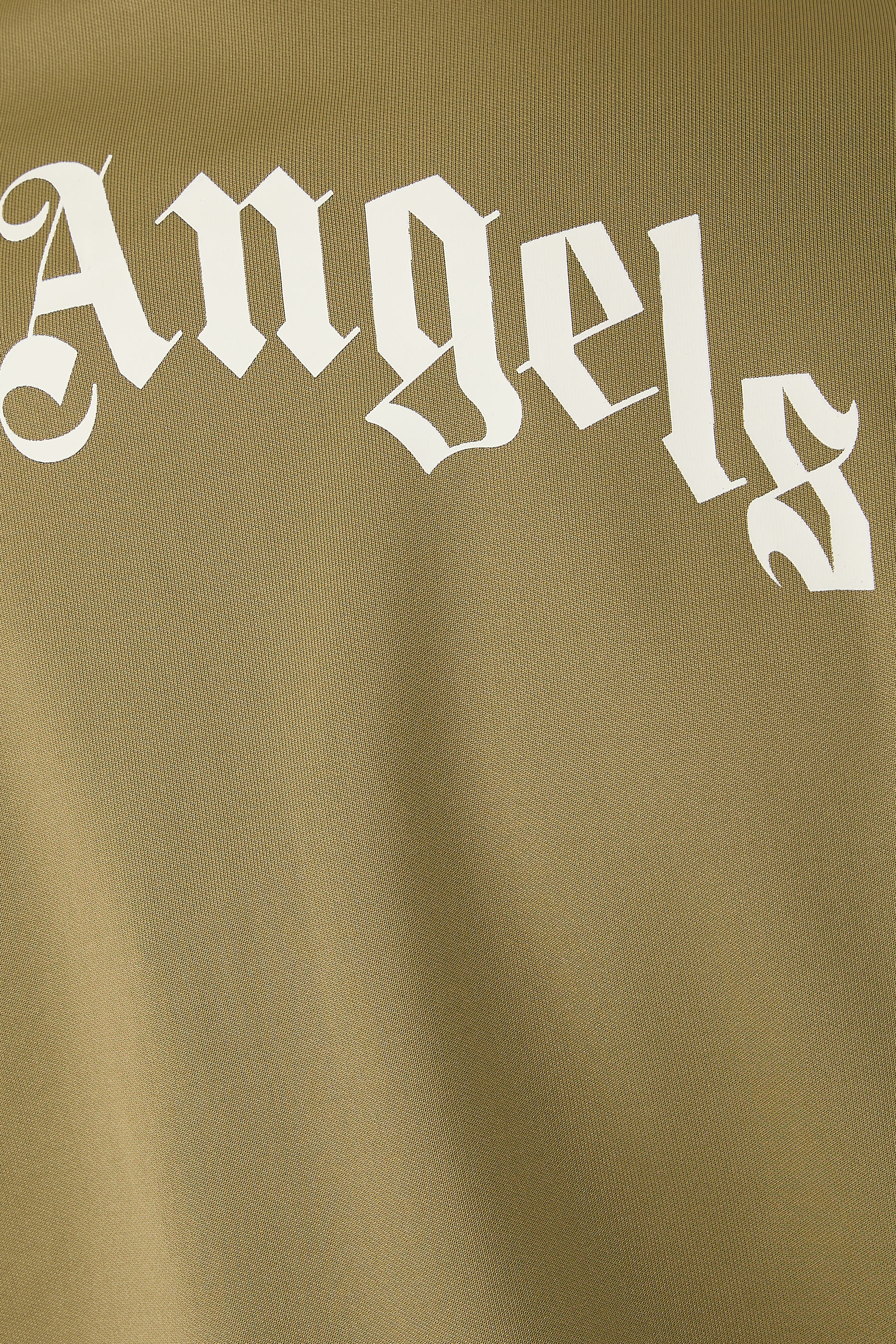 جاكيت رياضي مزين بشعار الماركة منحني على الظهر