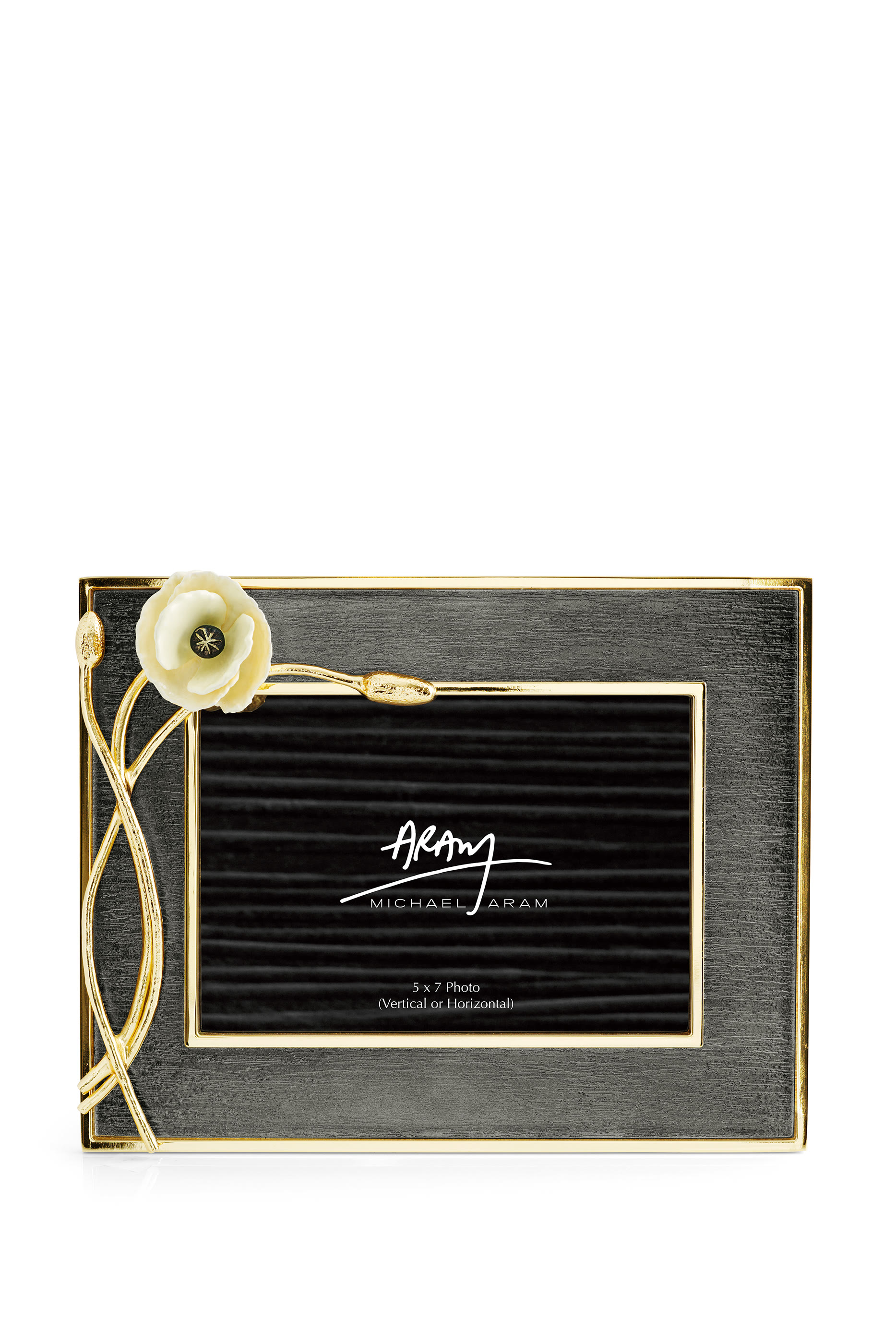 إطار صور 5&times;7 مزين بزهور شقائق النعمان