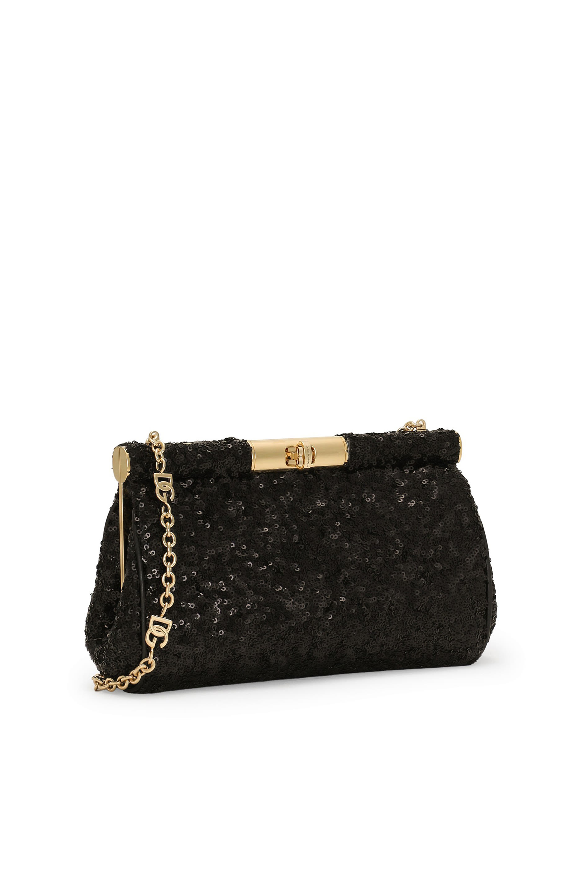 حقيبة كتف مارلين متوسطة مزينة بالترتر