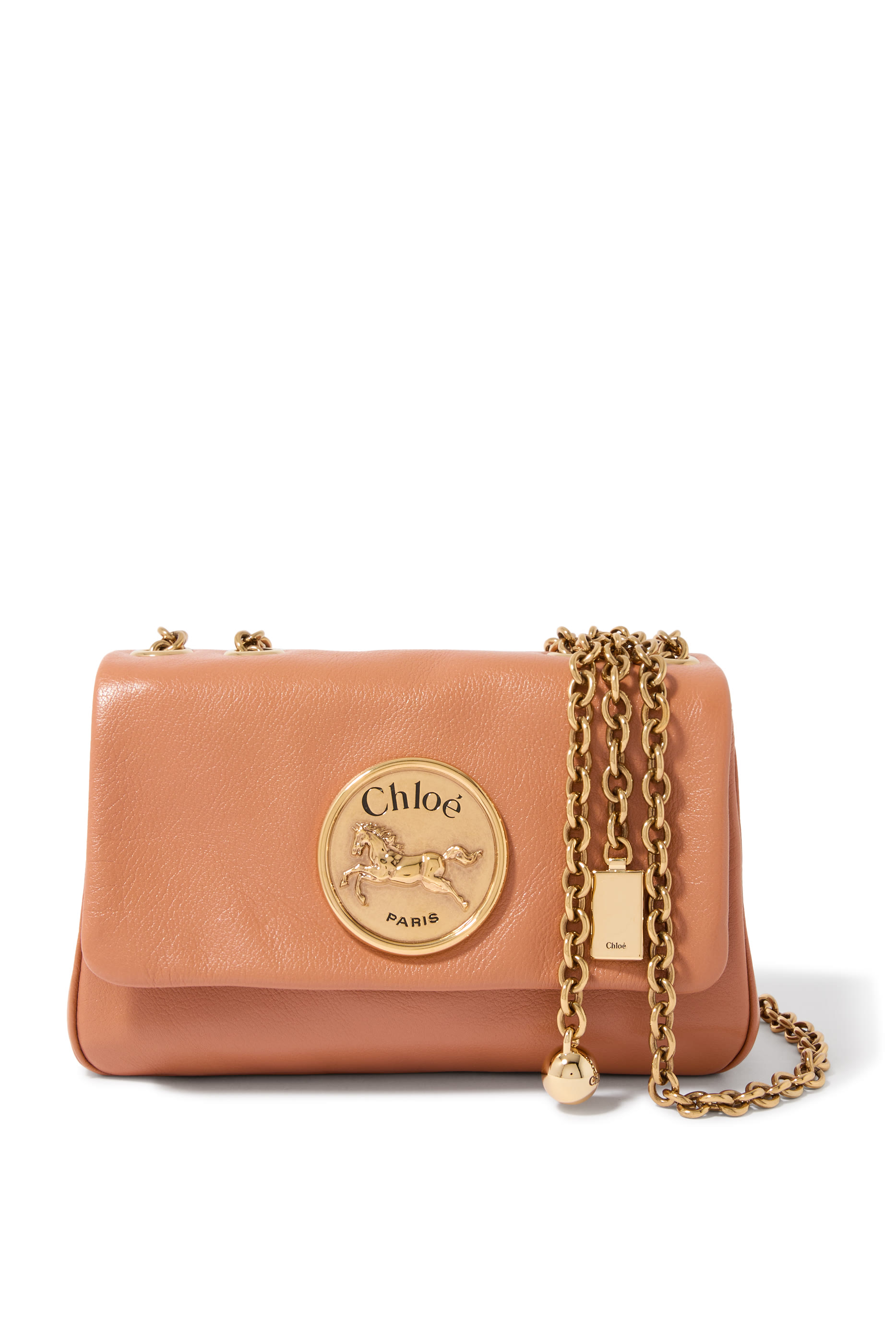 حقيبة كتف صغيرة بشعار الماركة