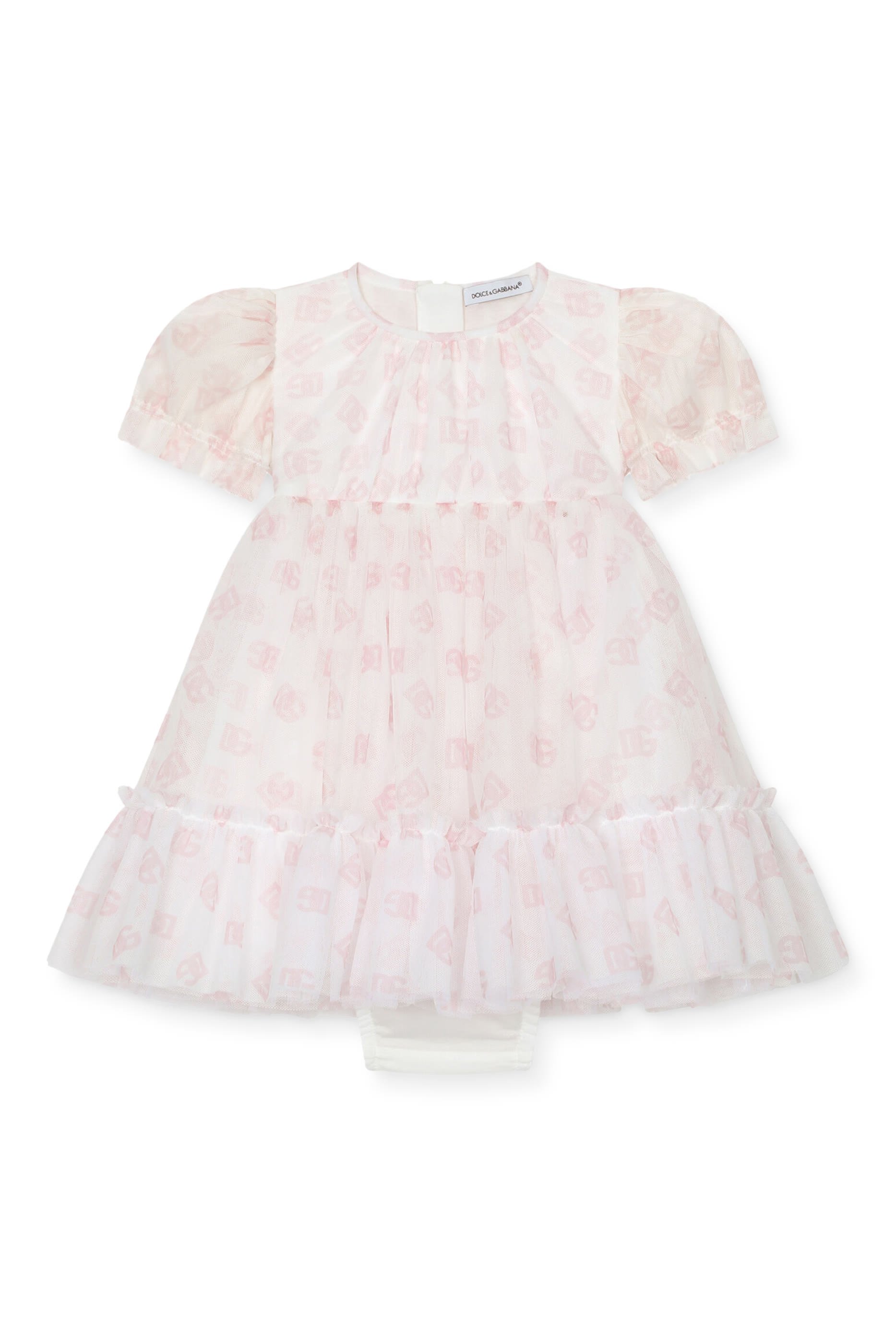 فستان تول للأطفال بشعار الماركة