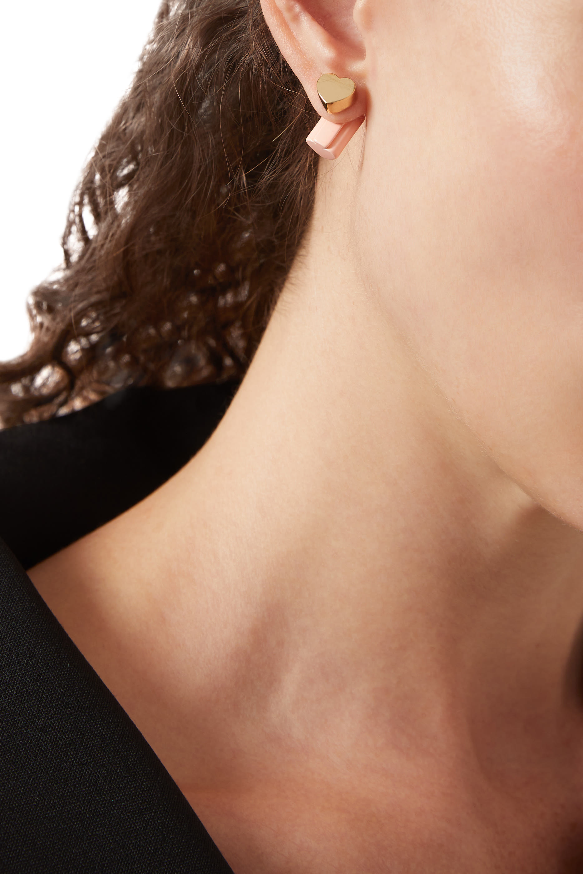 أقراط جيو بوب معدن مطلي