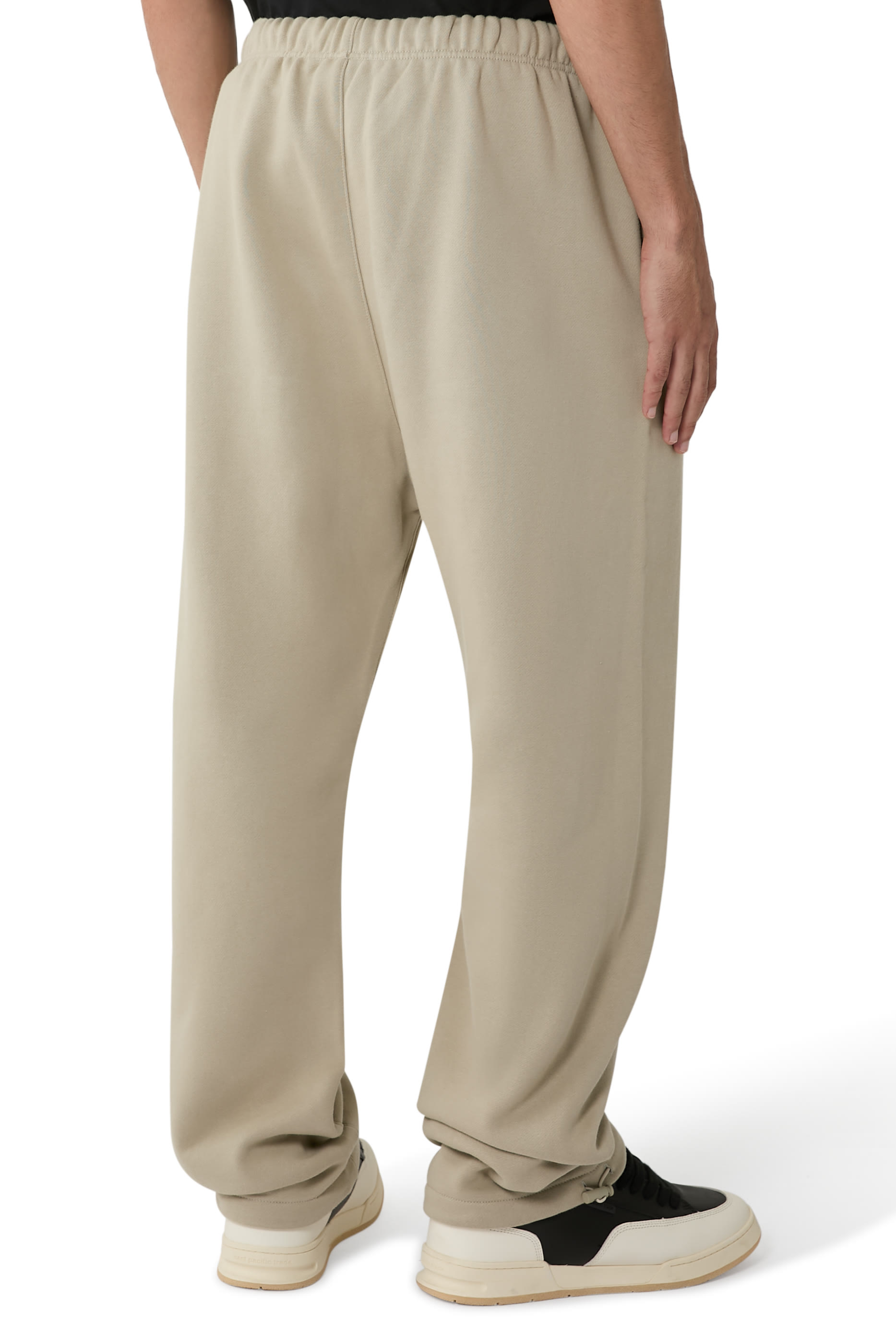 بنطال رياضي بقصة مريحة صوف 