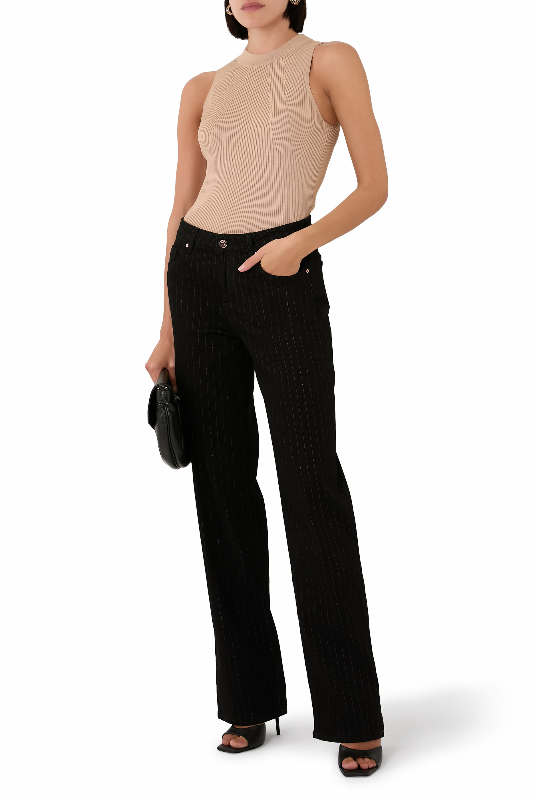 بنطال سالين دي جيرو بقصة مريحة دنيم