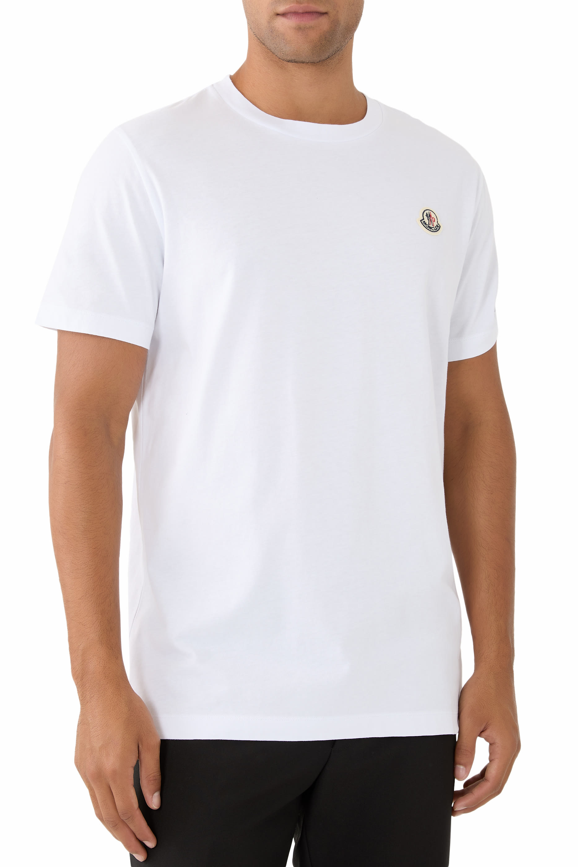 تيشيرت برقعة شعار الماركة قطن