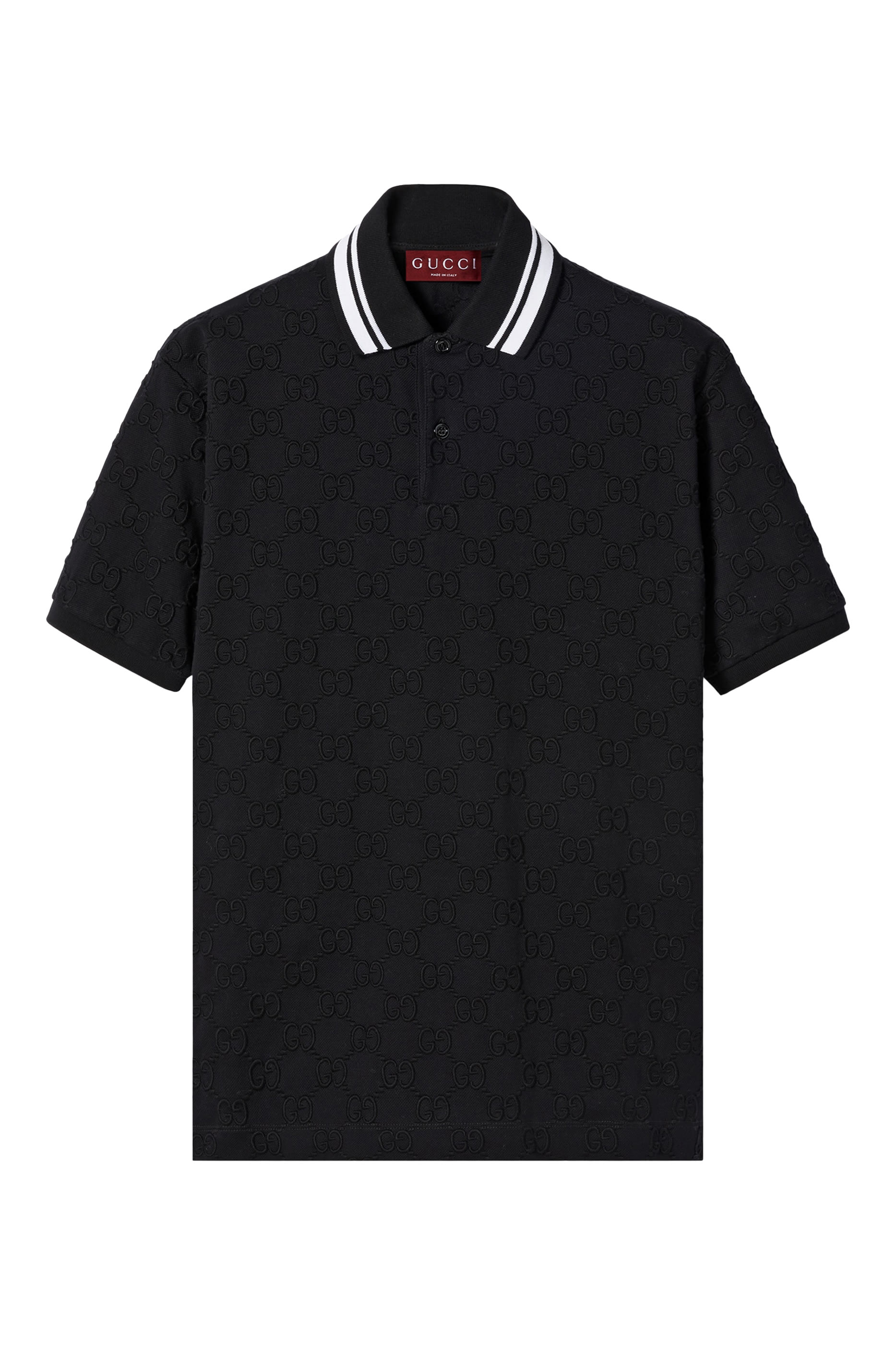 قميص بولو مطرز بشعار الماركة