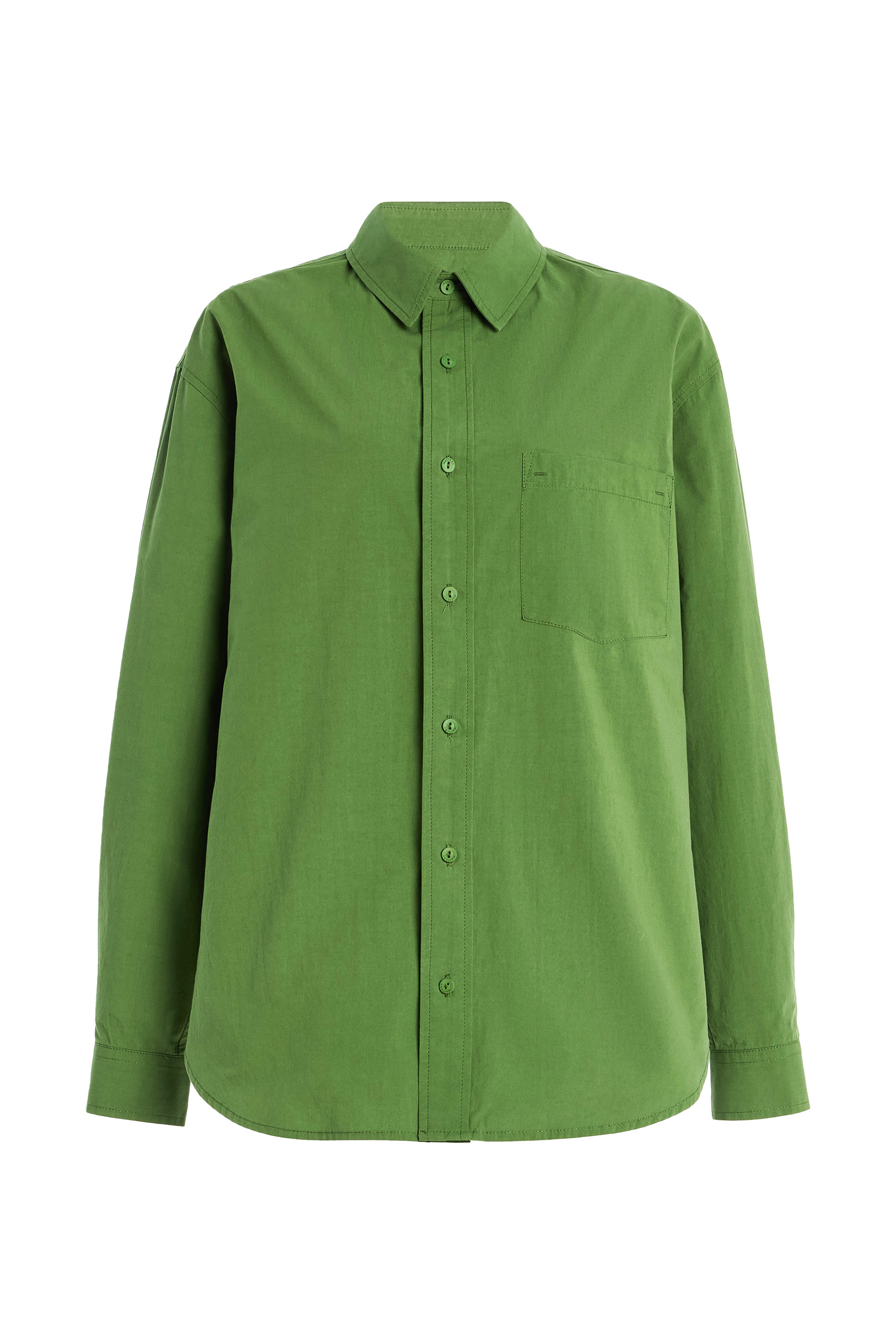 قميص بأكمام طويلة وقصة مريحة