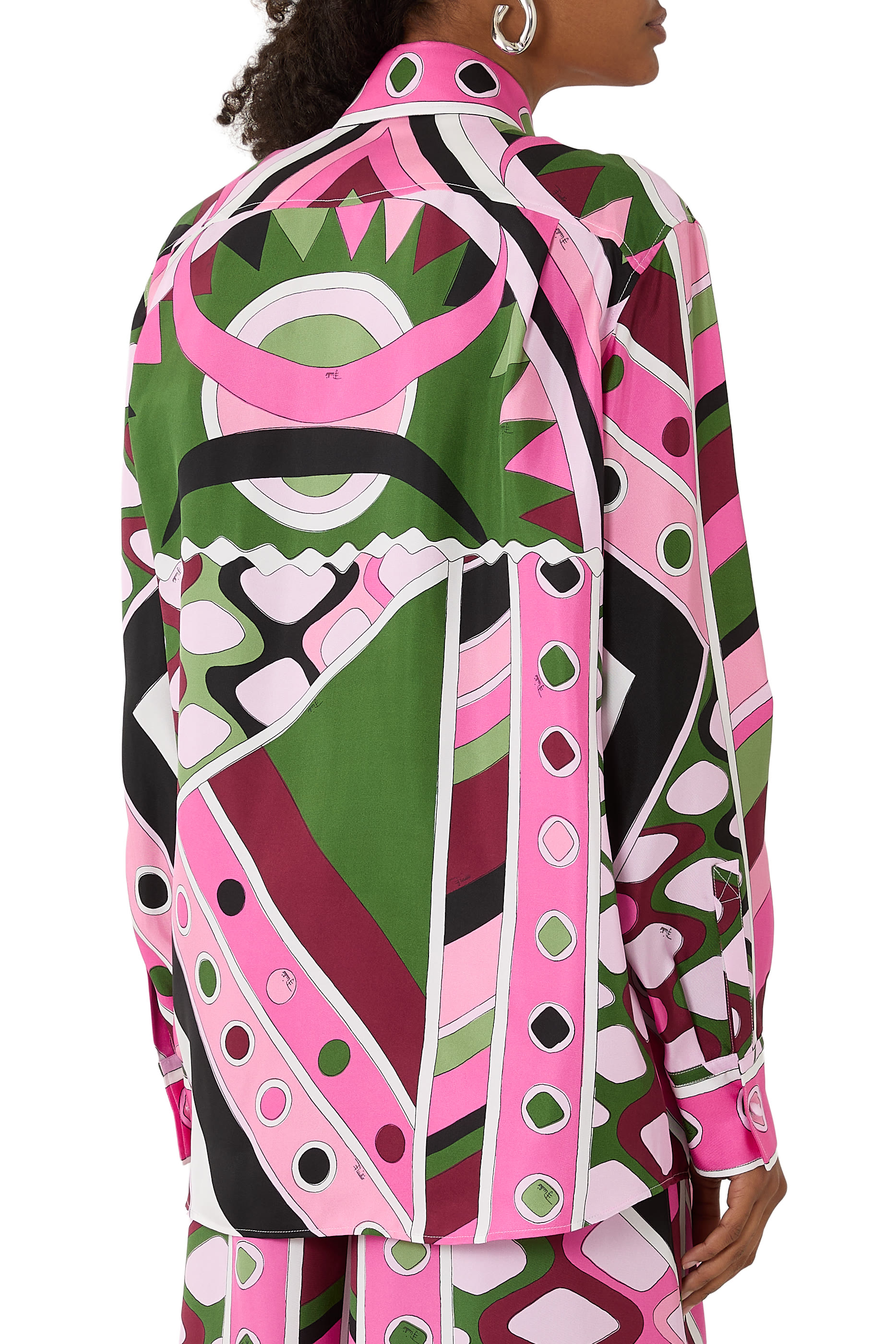 قميص بطبعة فيفارا حرير تويل