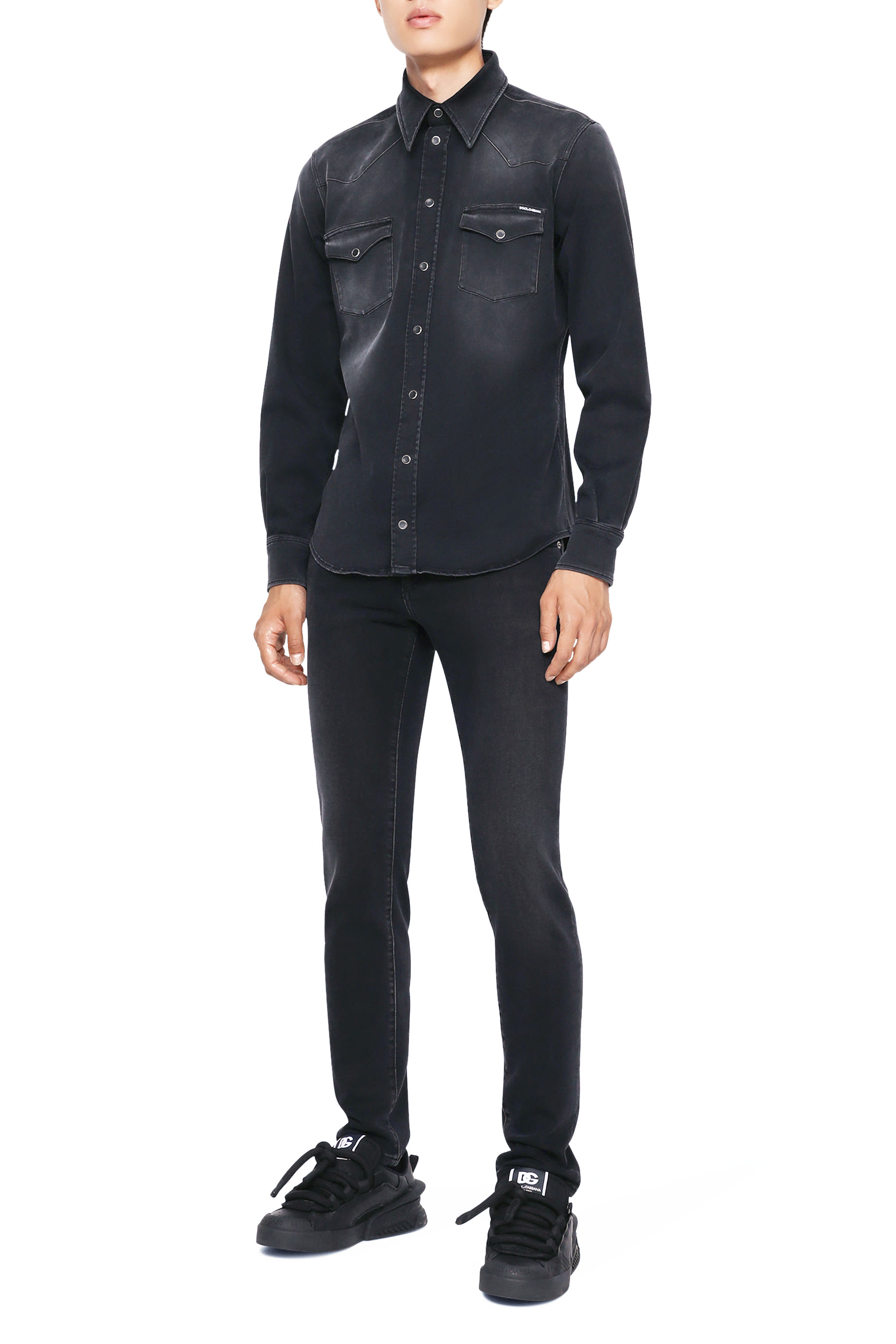 بنطال جينز إسنشال مطاطي بقصة ضيقة