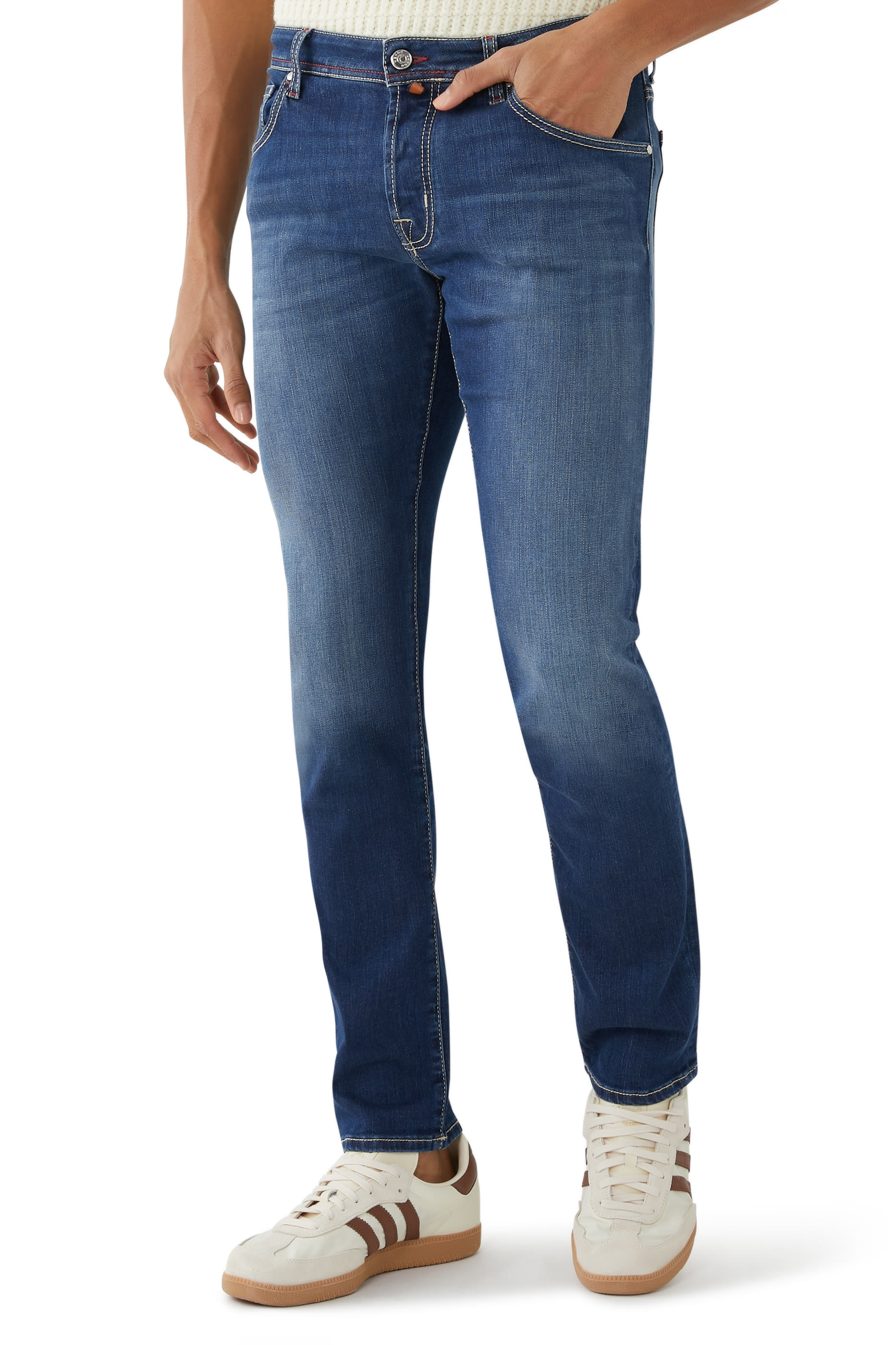 بنطال جينز نيك بقصة ضيقة دنيم