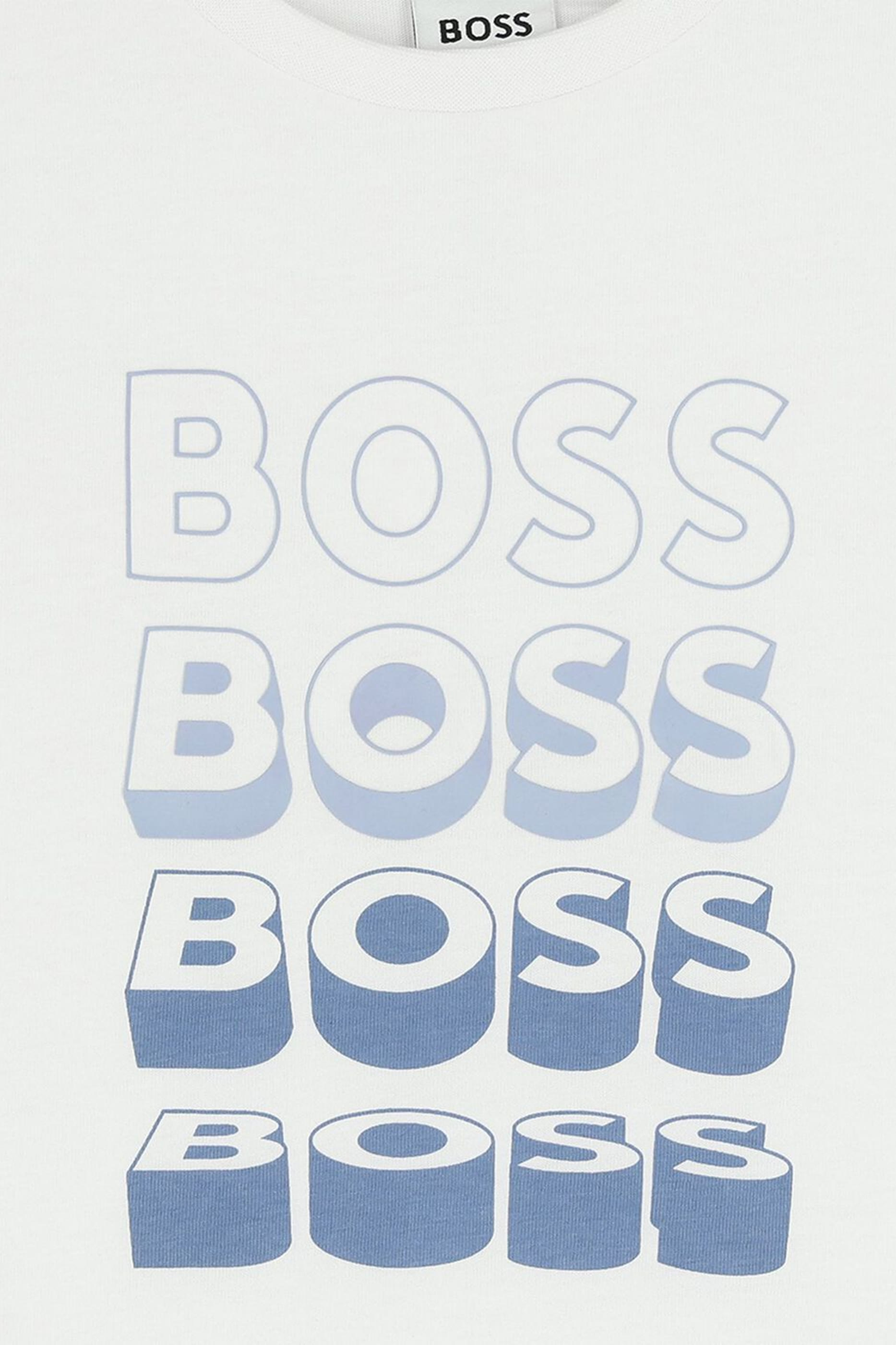 تيشيرت بشعار الماركة للأطفال