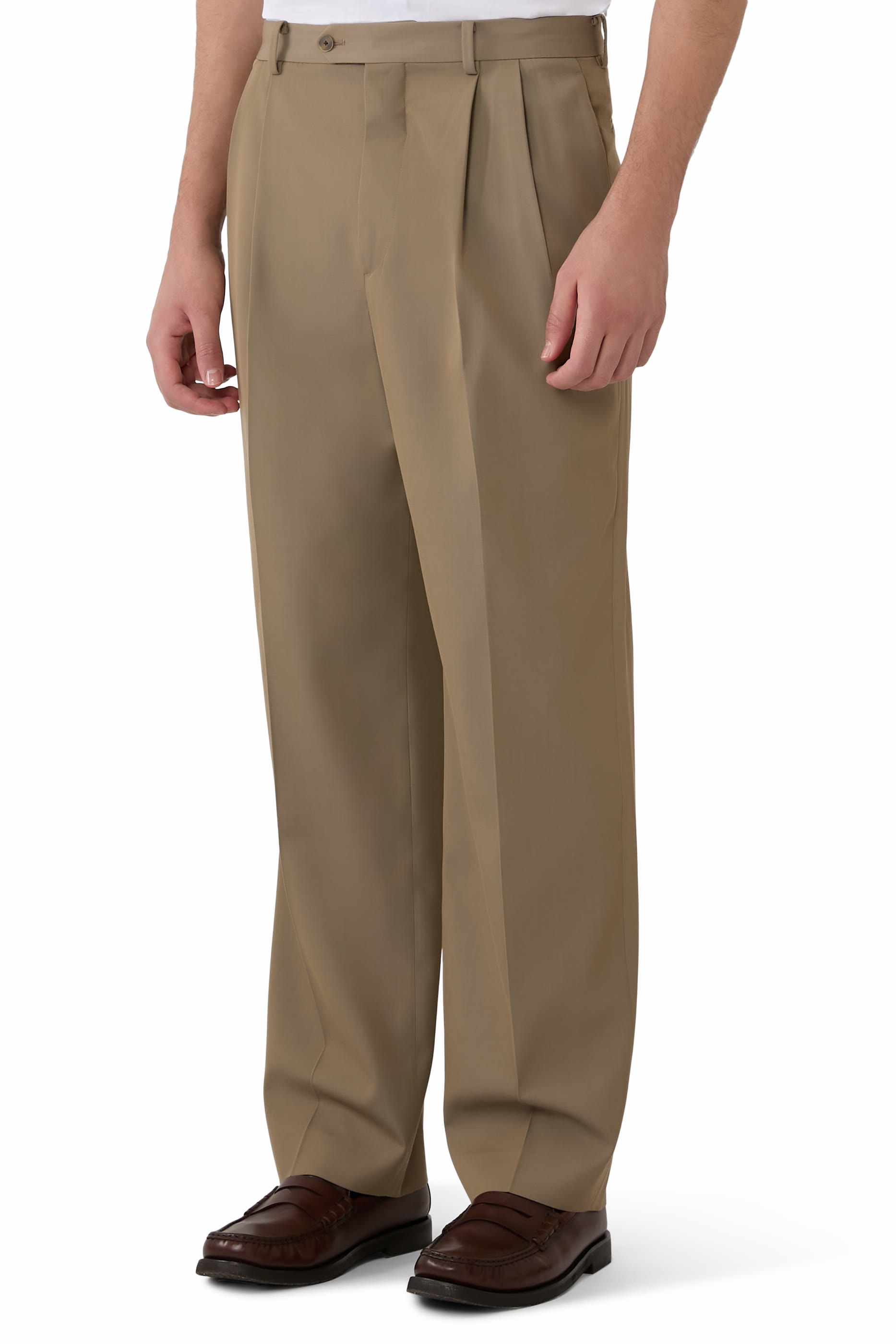 Light Wool Max Gabardine Slacks