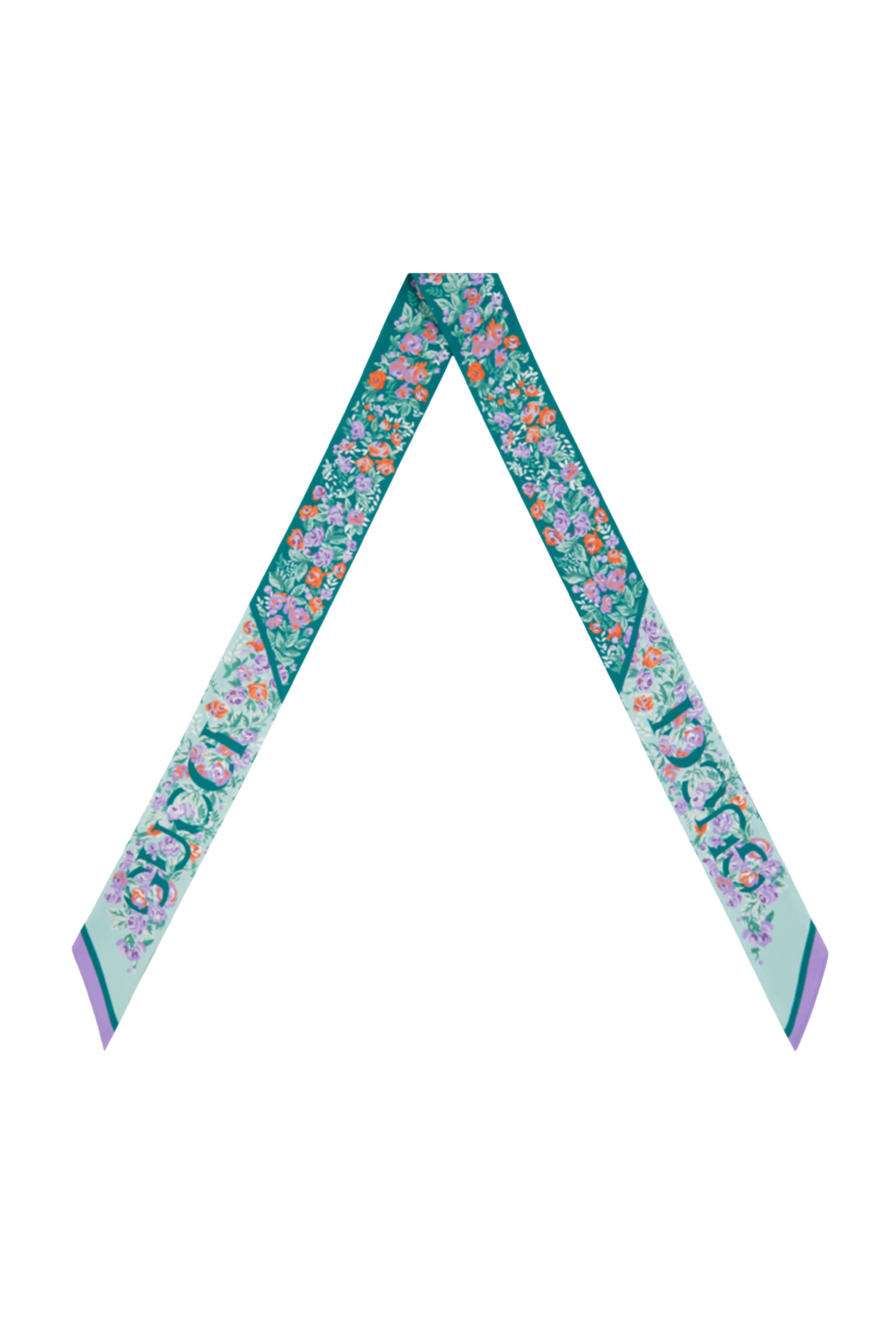 شريط بطبعات حرير تويل