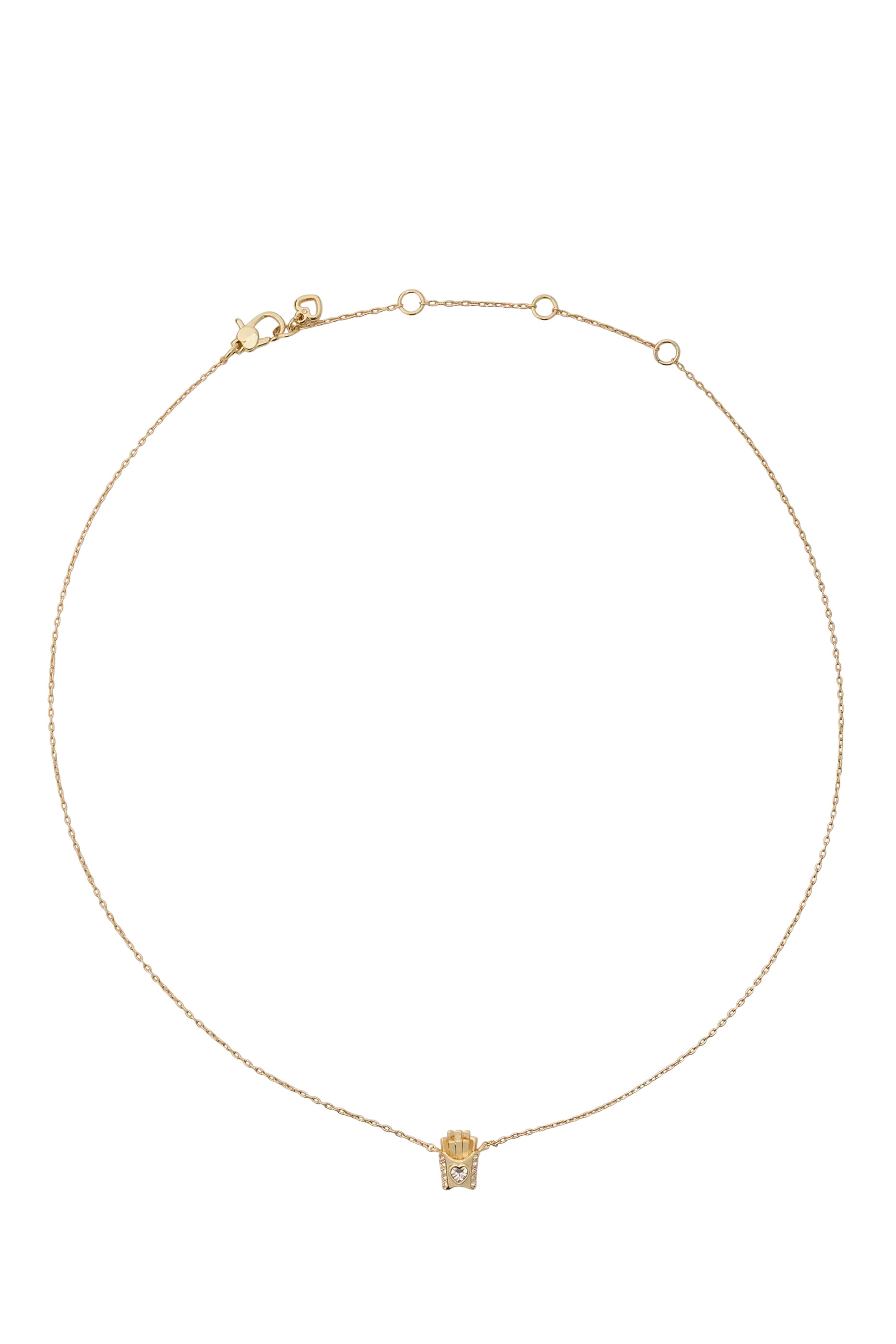 قلادة وات أ سنيك فرايز بدلاية مزينة بزجاج، نحاس