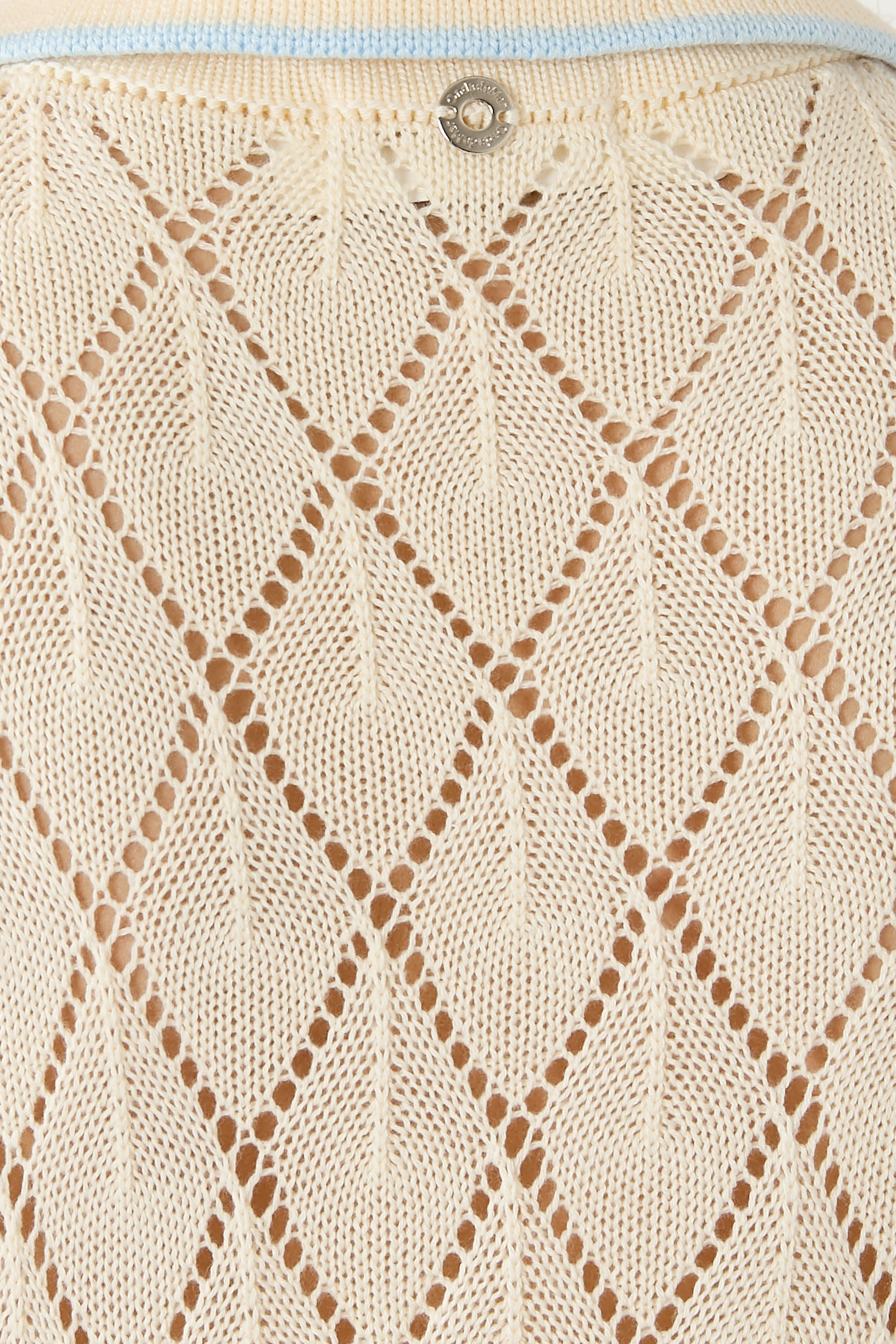 قميص بولو زايلي منسوج بأكمام قصيرة