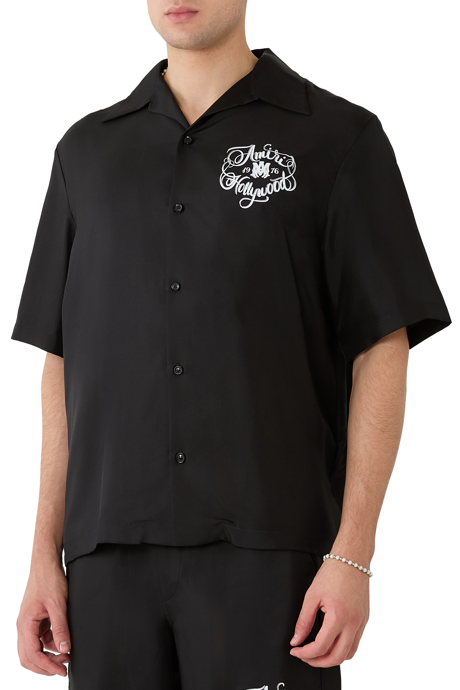 قميص كامب بطبعة هوليود