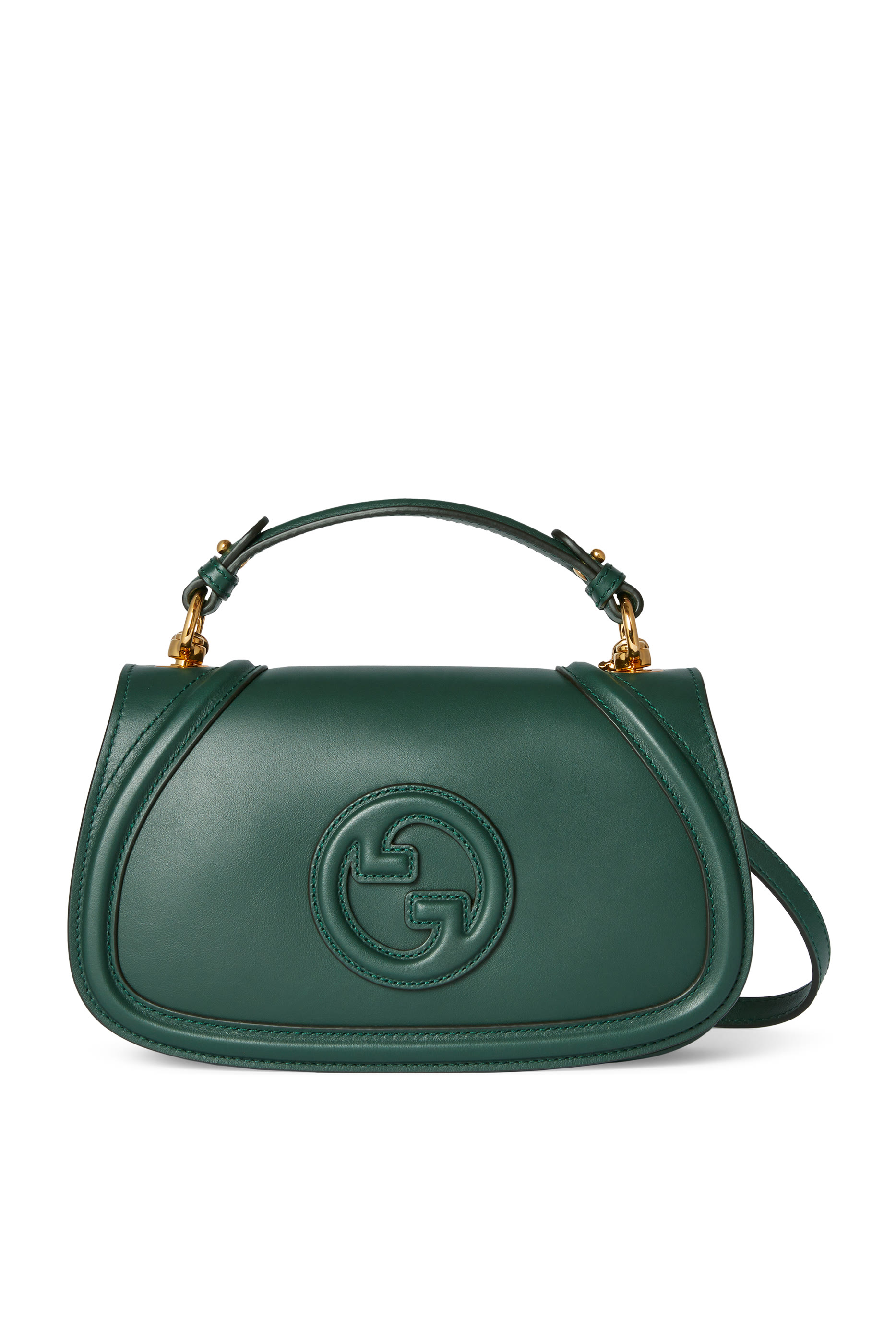 حقيبة يد بلوندي متوسطة بيد علوية