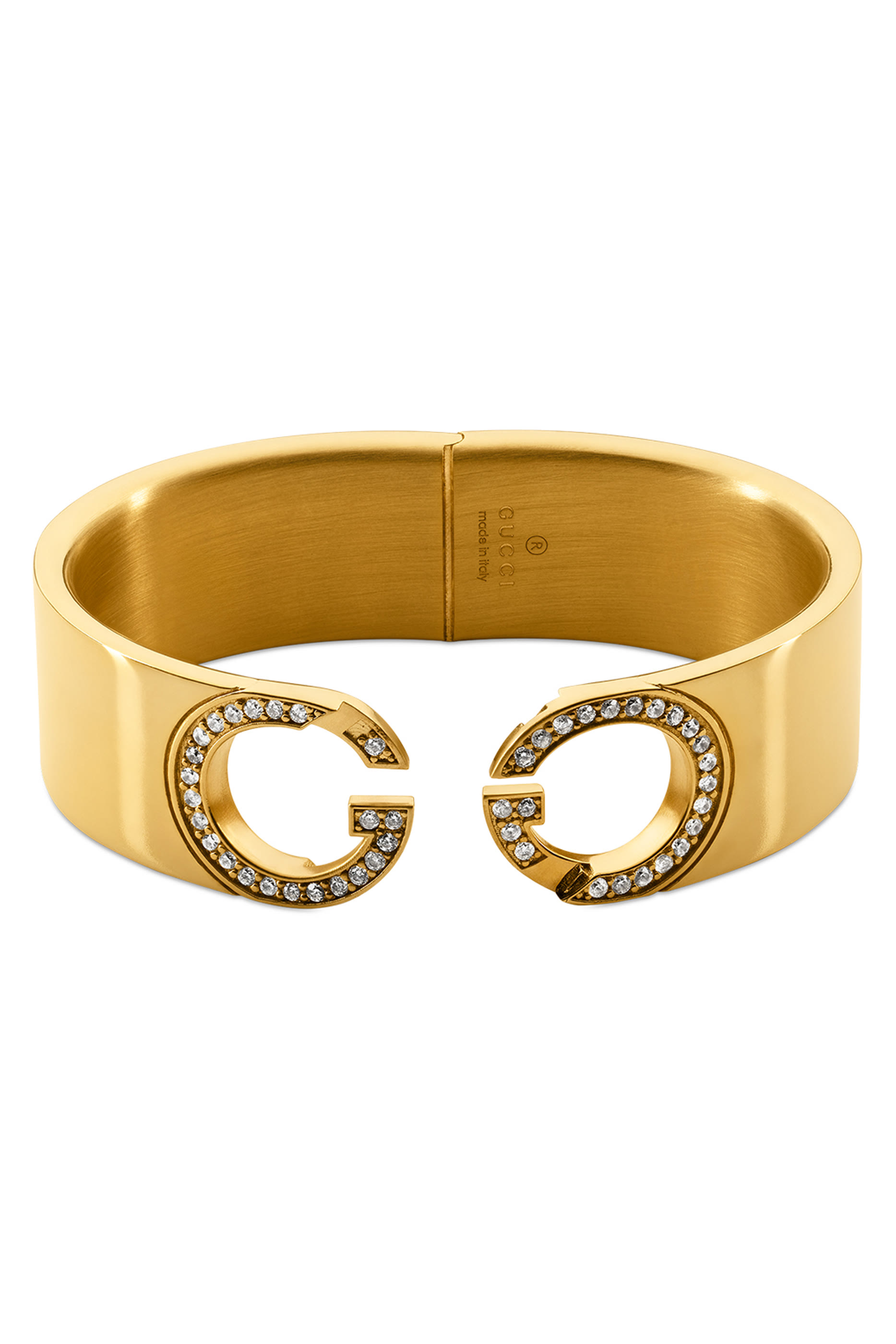 سوار بشعار الماركة متداخل مرصع بكريستال