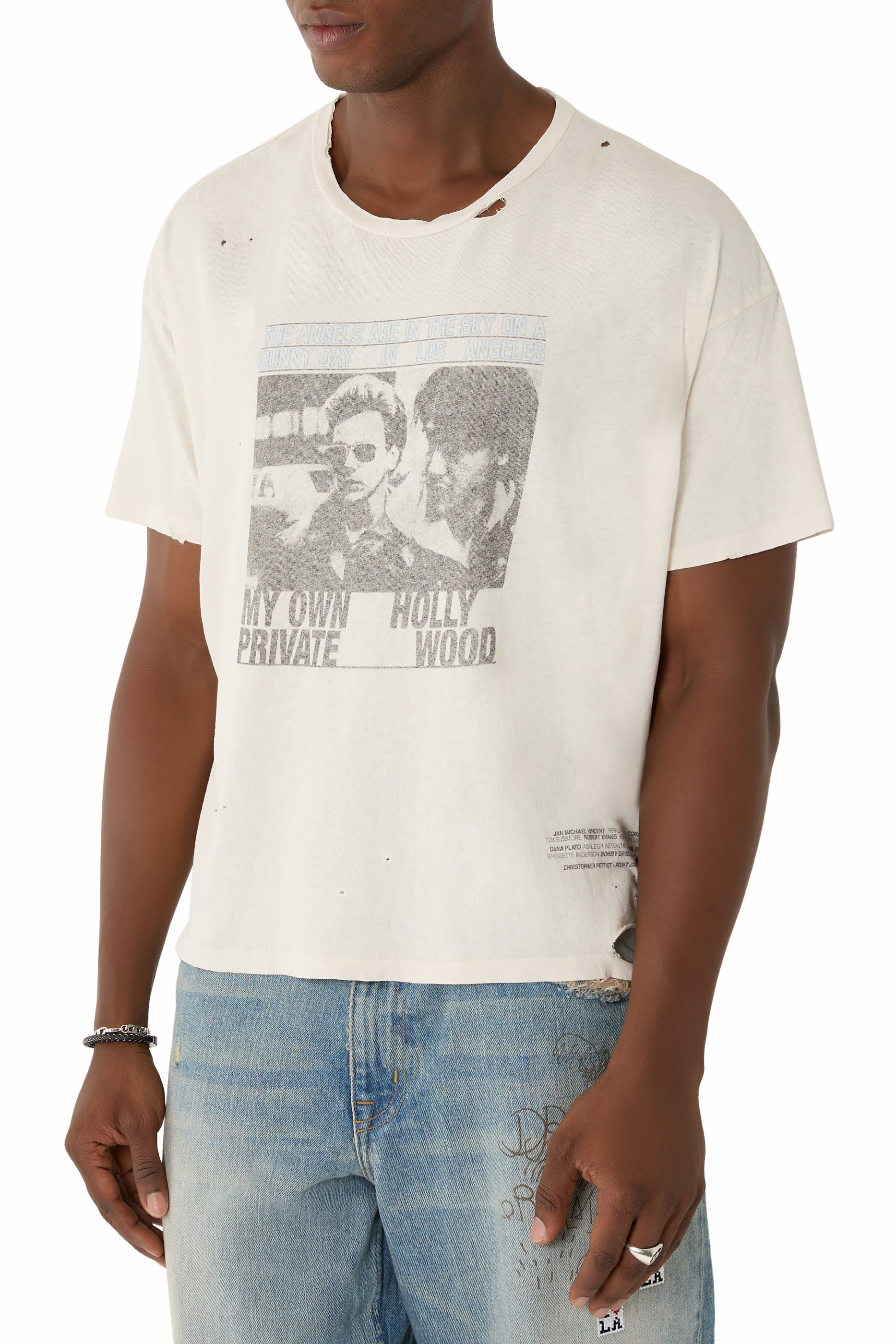تيشيرت بطبعة لوست أنجلز فينتج