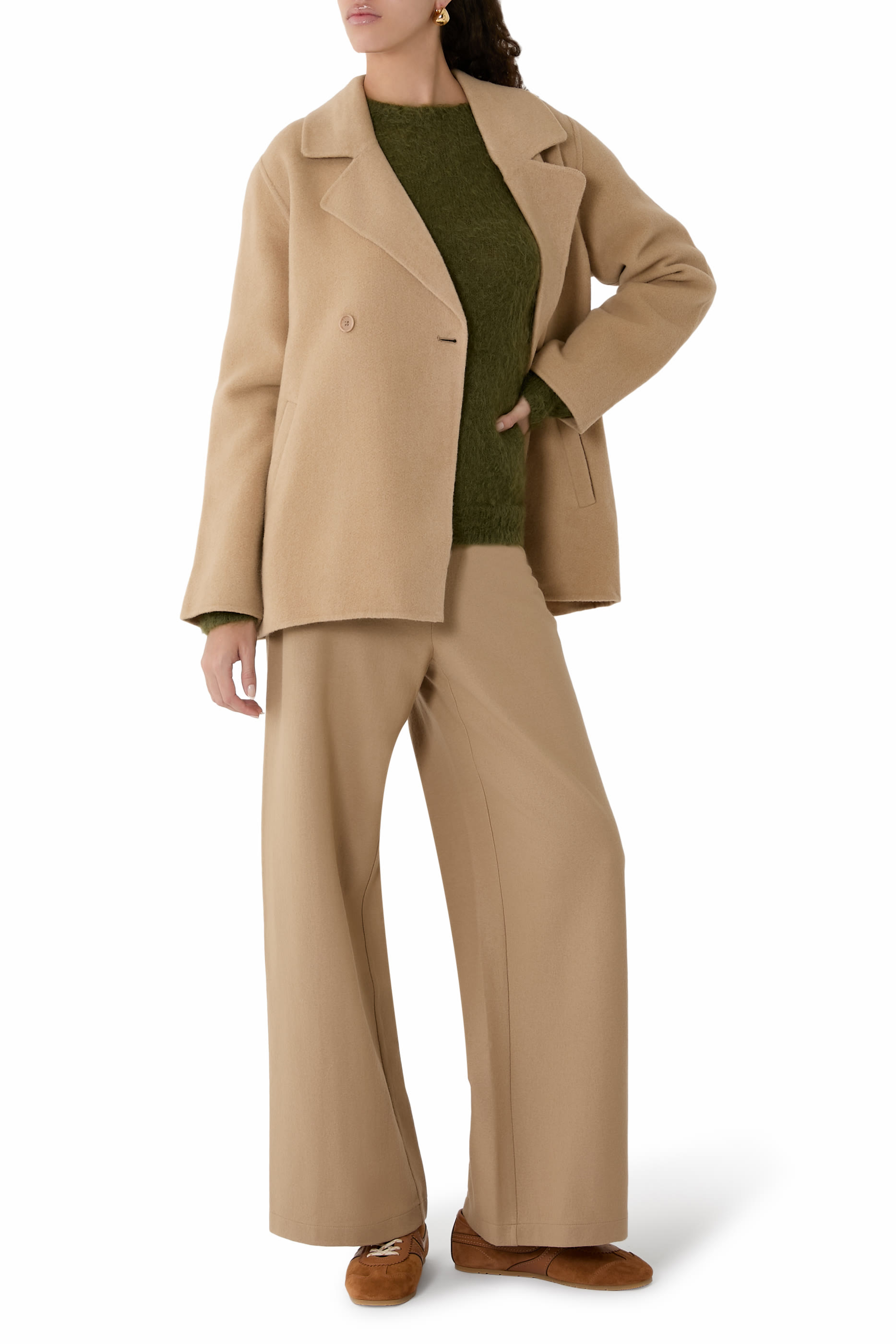 معطف ترينش قصير