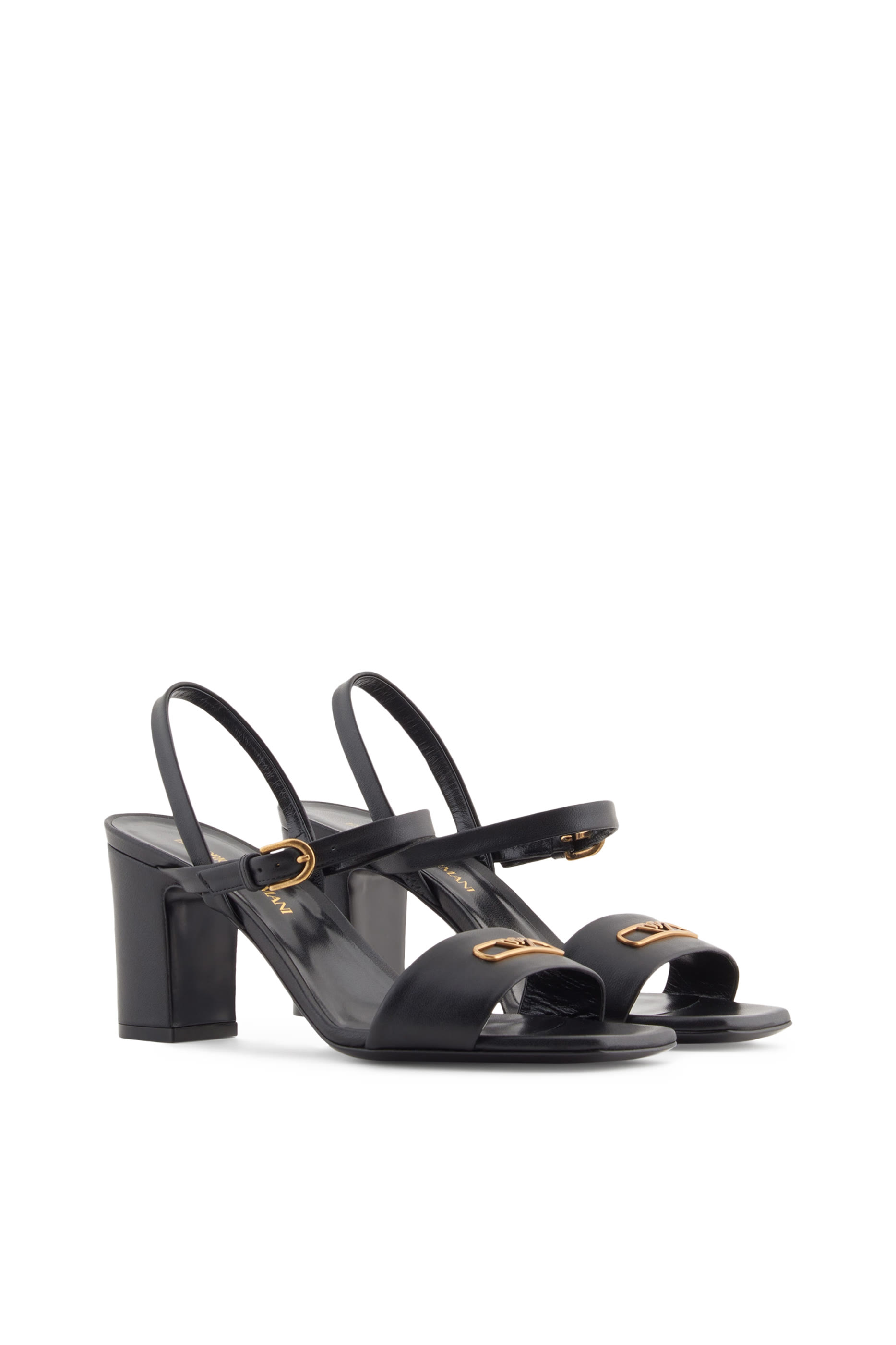 صندل 70 بشعار الماركة جلد نابا