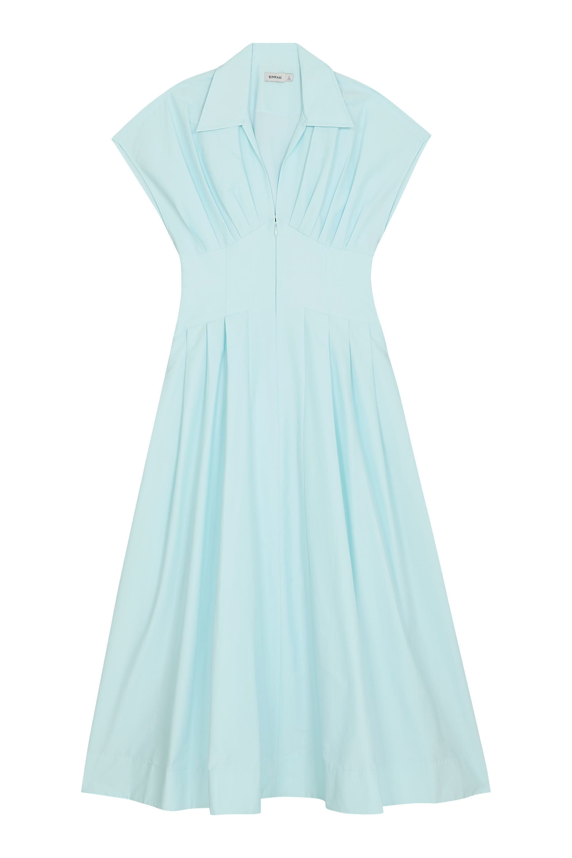 Farlow Cotton Faille Midi Dress 