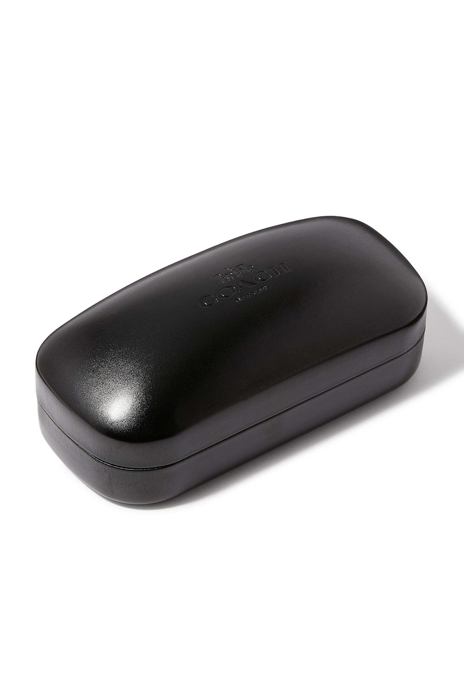 نظارة شمسية بإطار مربع كبير بشعار الحصان والعربة معدن