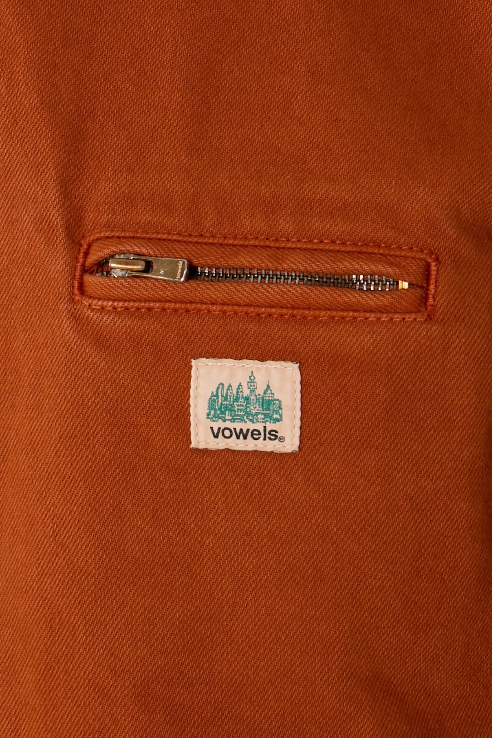 Cord Collared Zip-Up Jacket