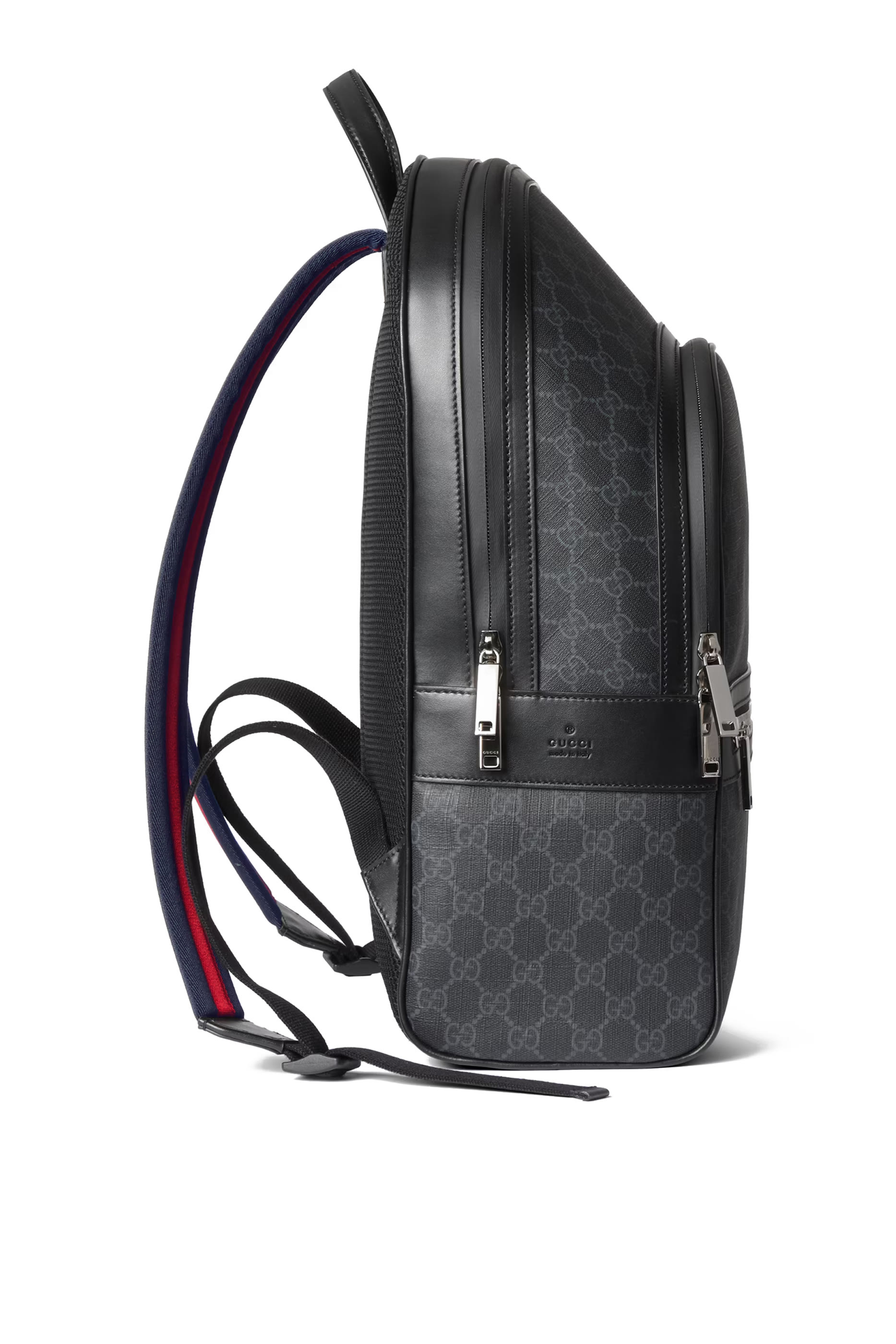 حقيبة ظهر بنقشة حرفي شعار الماركة