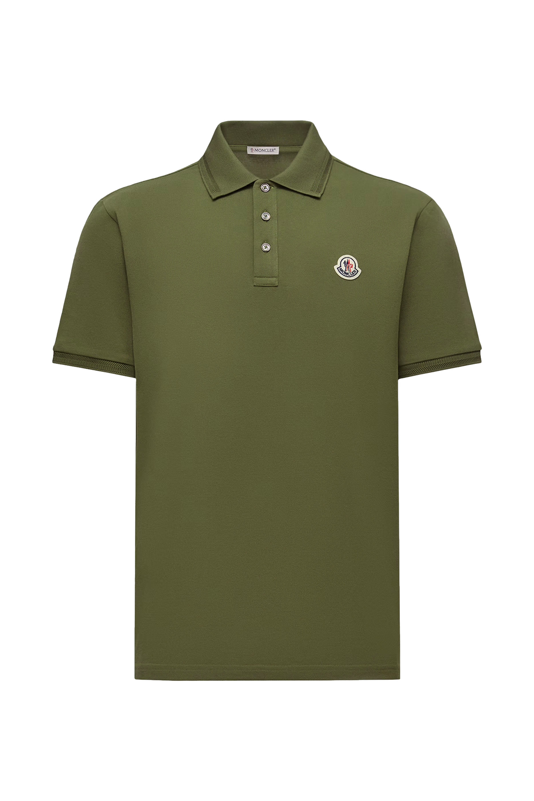 قميص بولو برقعة شعار الماركة قطن