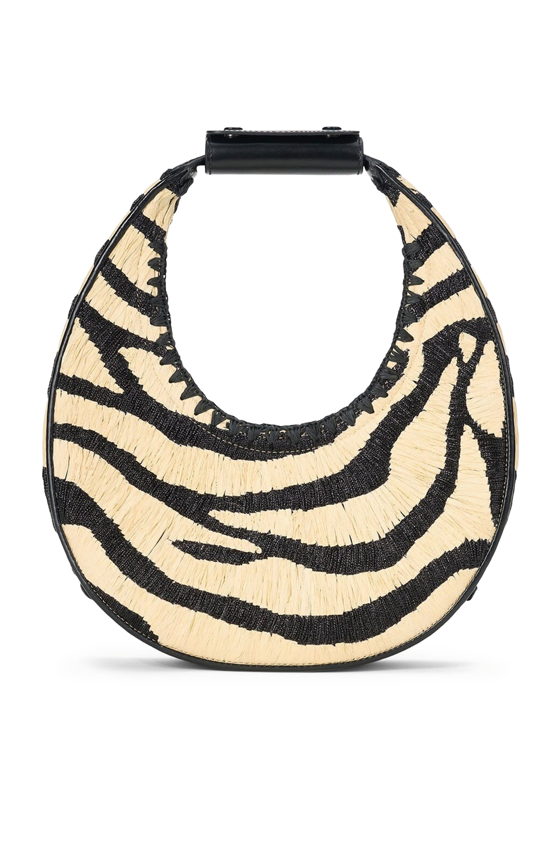 حقيبة بتصميم مقوس خوص