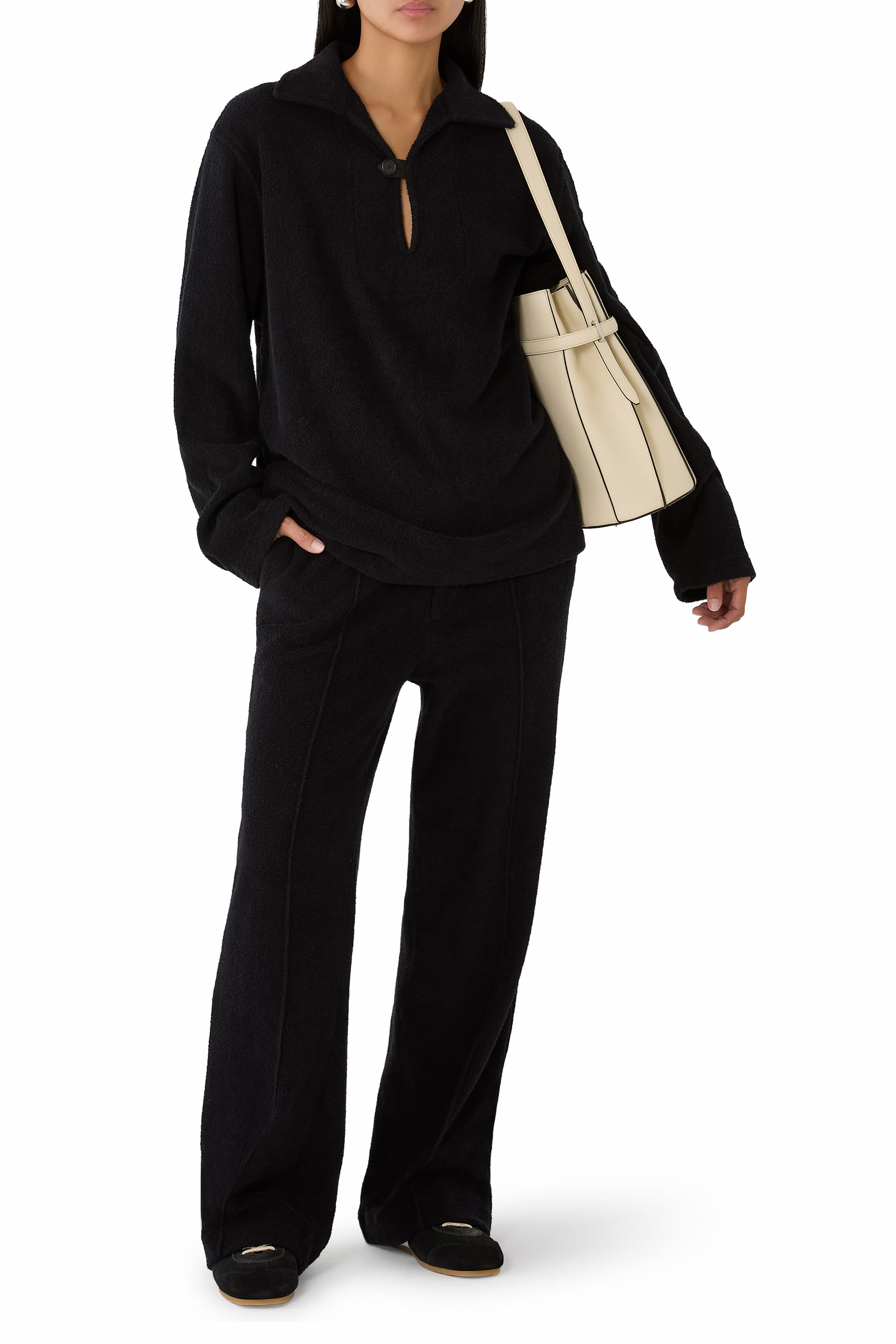 قميص بتصميم سترة بايل قطن ونايلون