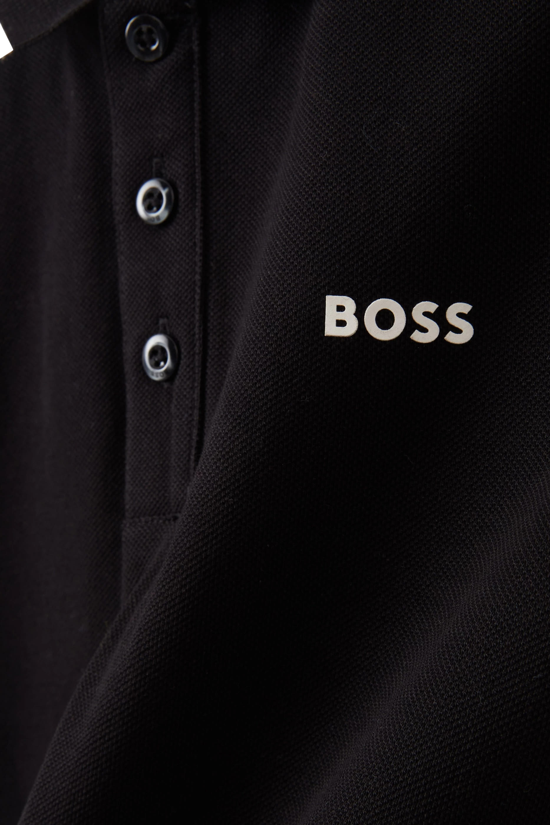 قميص بولو بشعار الماركة للأطفال