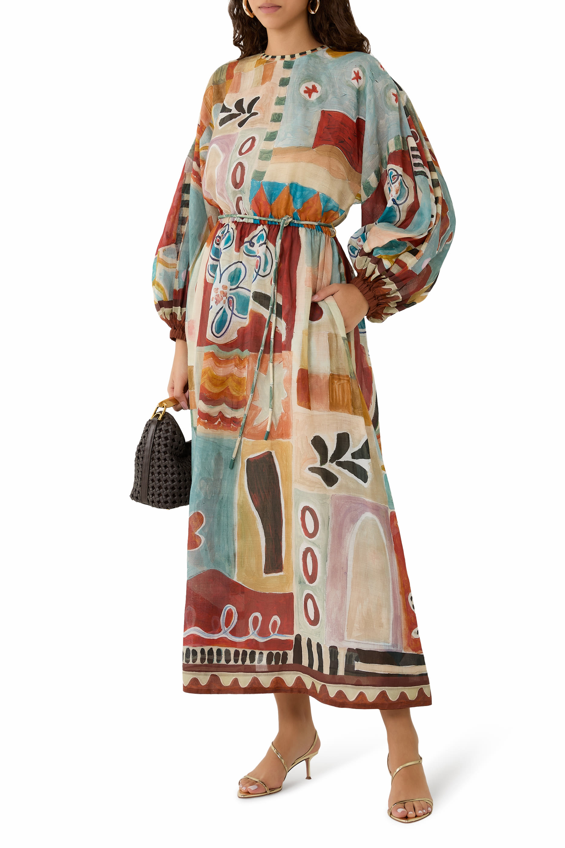 فستان ميشيل متوسط الطول