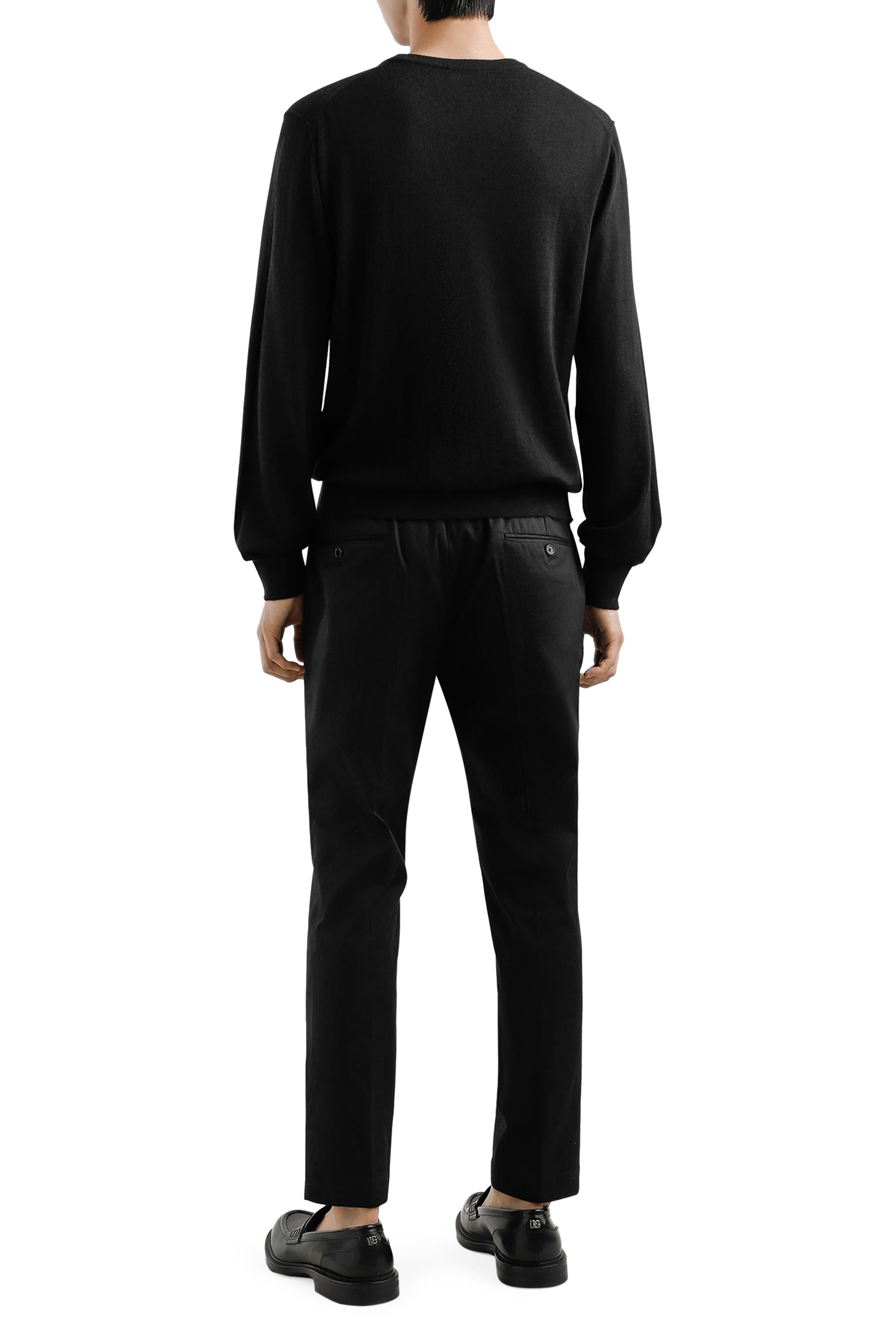 كنزة بياقة مستديرة كشمير