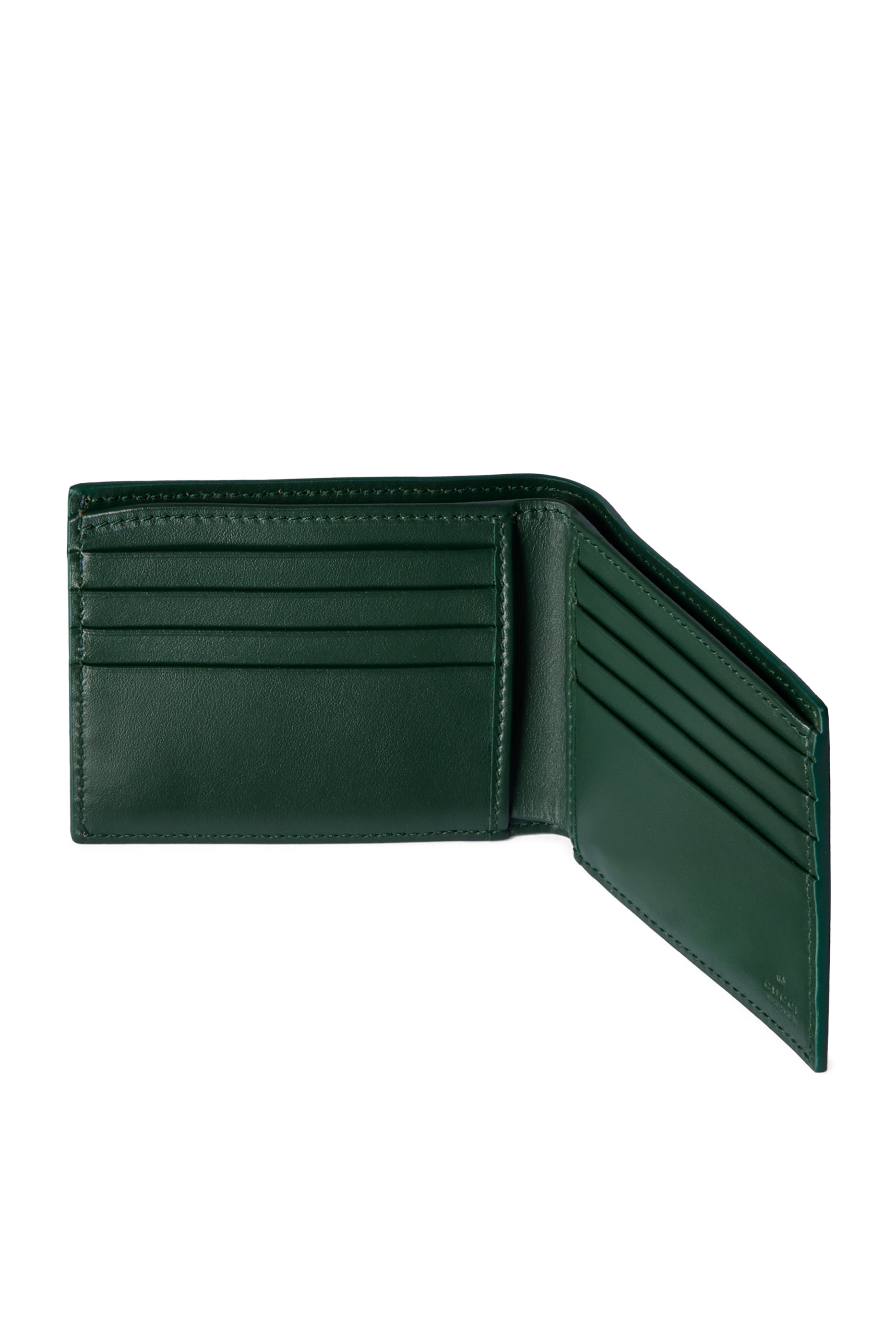 محفظة ثنائية الطي بشعار الماركة