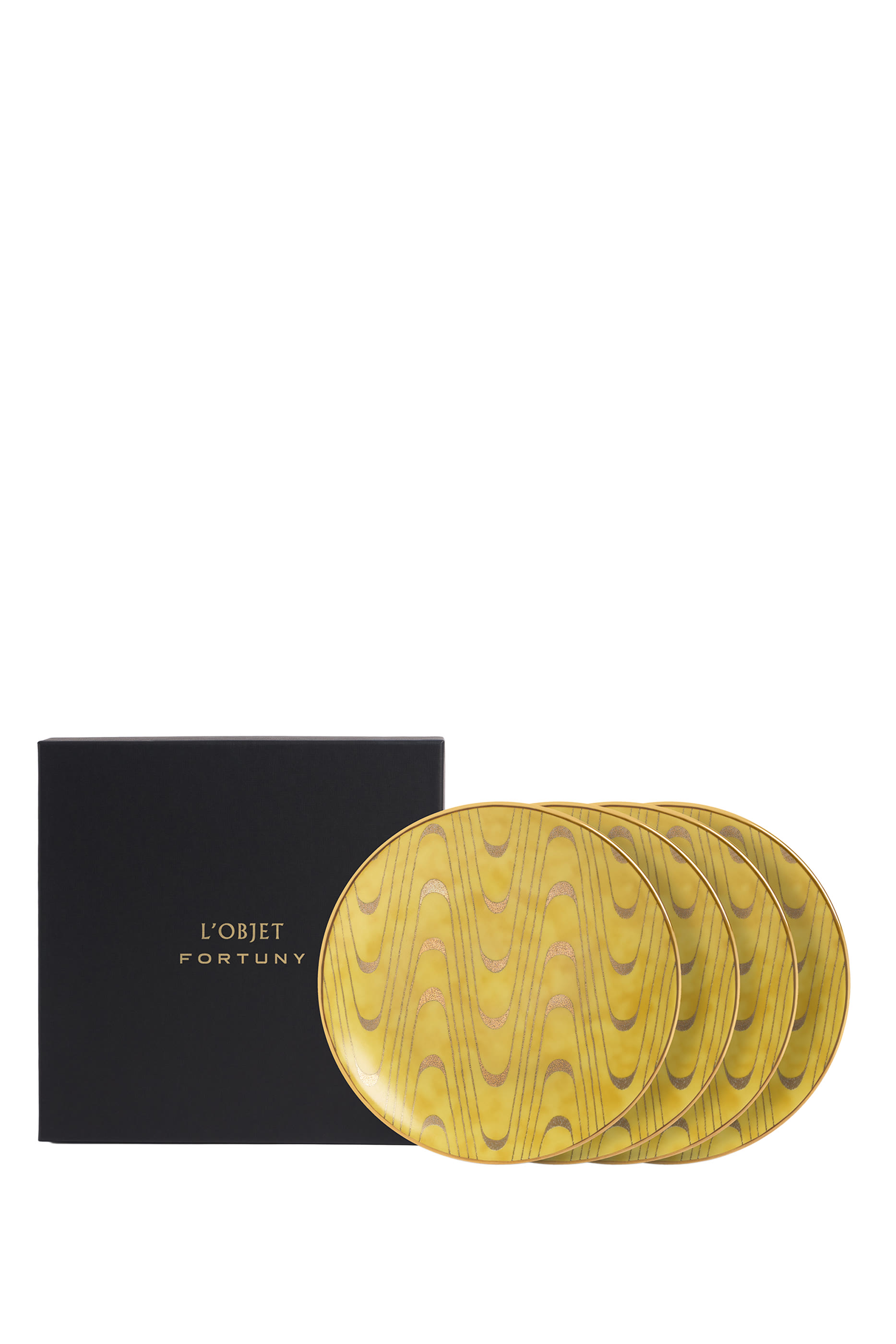 طقم أطباق كانابيه فورتوني أبولو، 4 قطع