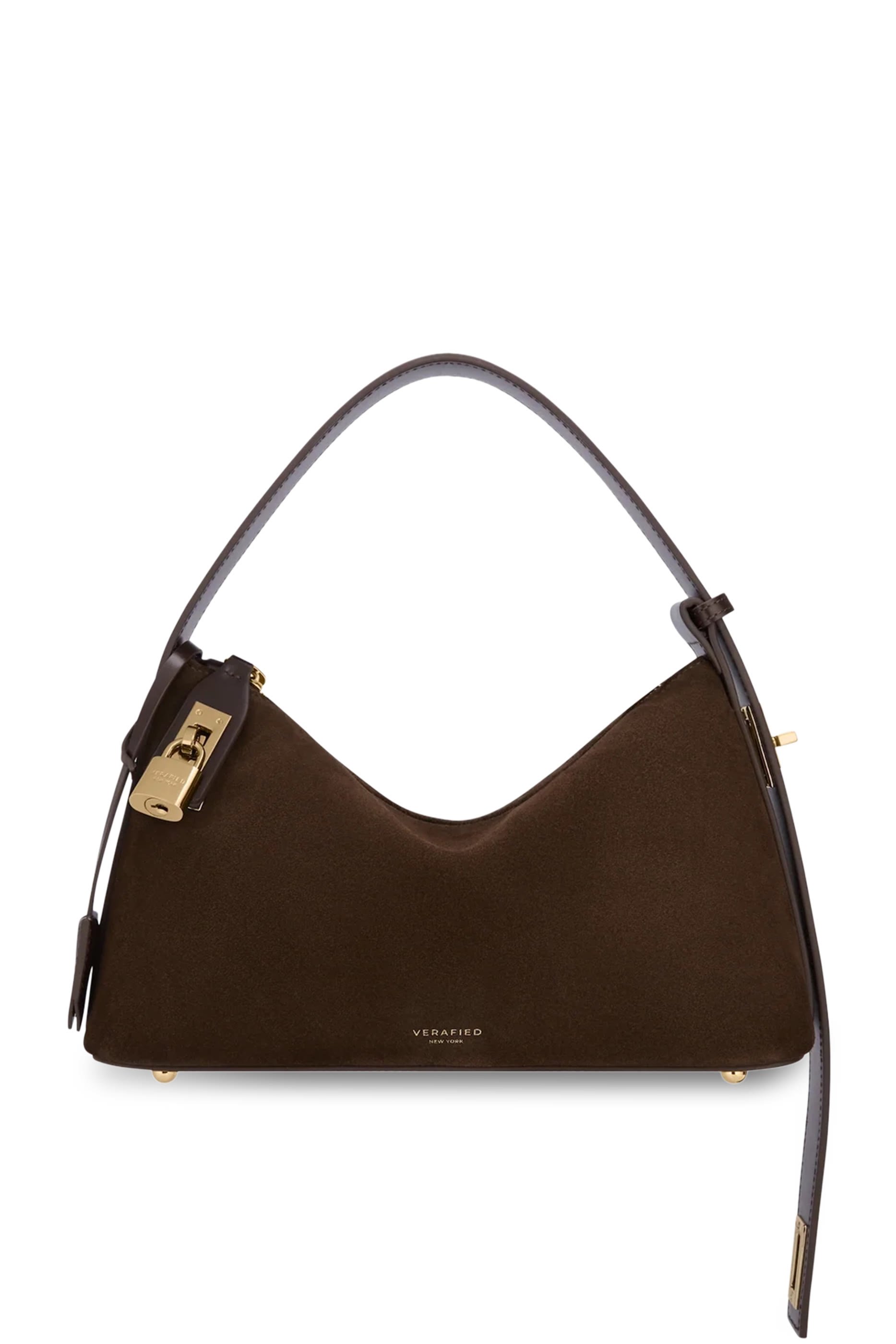 حقيبة هوبو شمواه بحلي بلون ذهبي